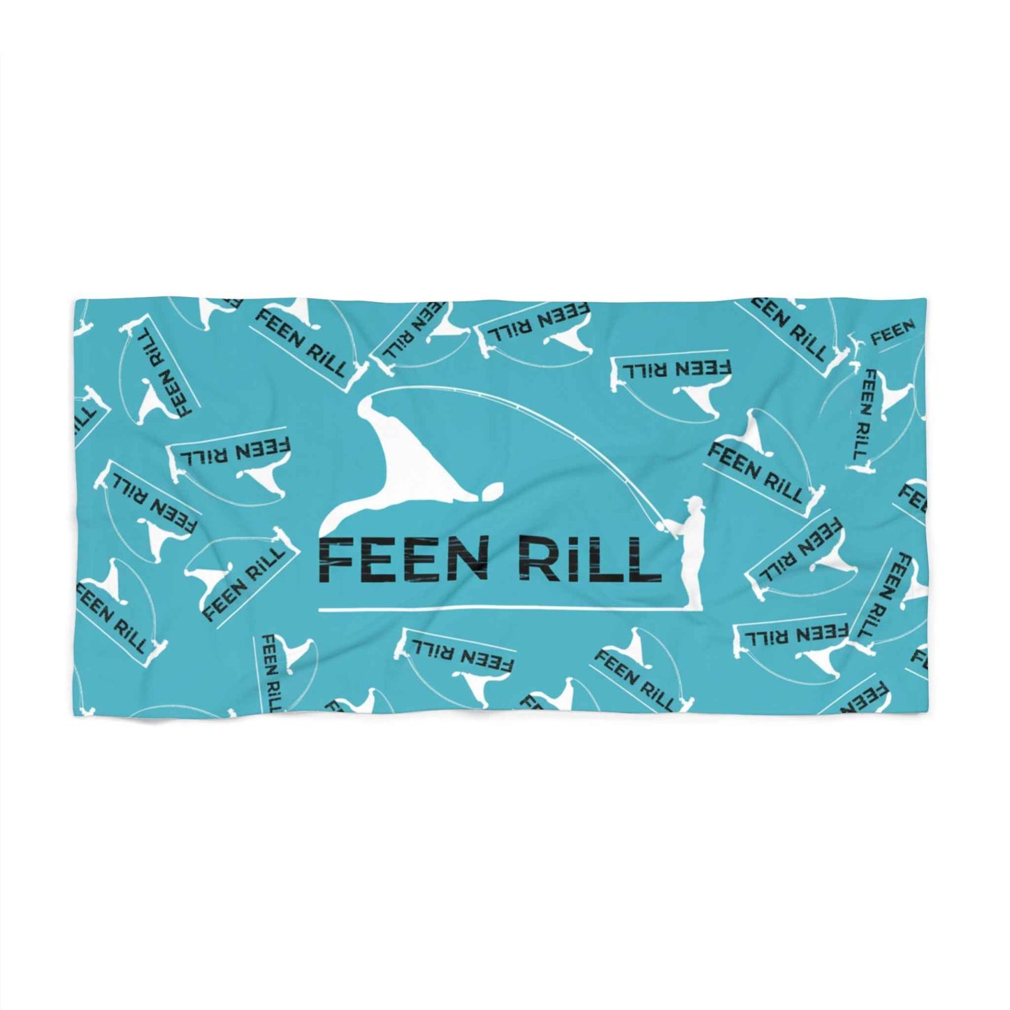 Feen Rill Teal Beach Towel
