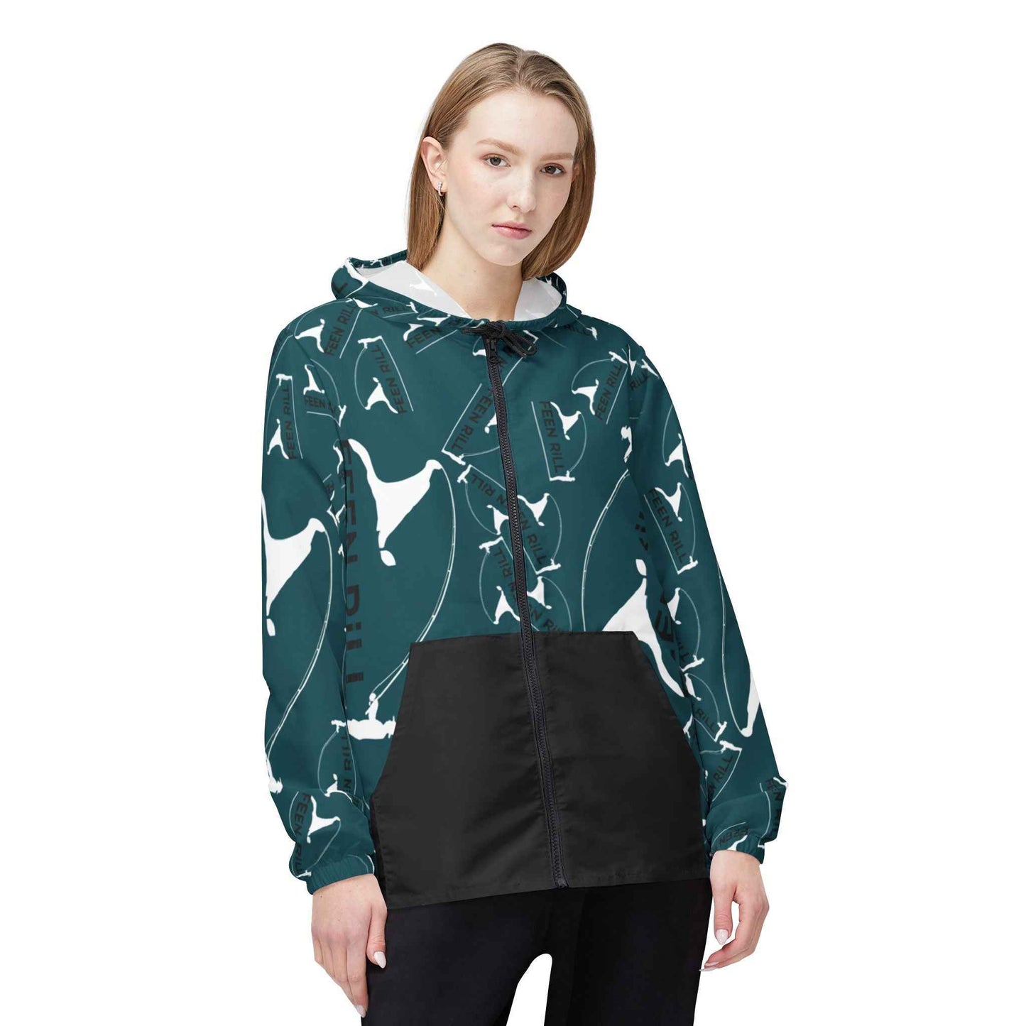 Feen Rill Deep Teal Windbreaker