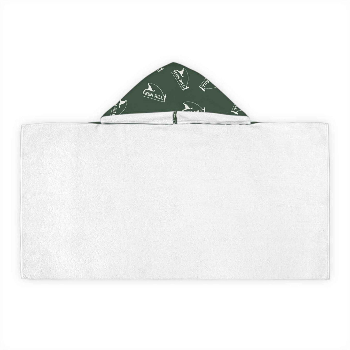 Feen Rill Hunter Green Youth Hooded Towel