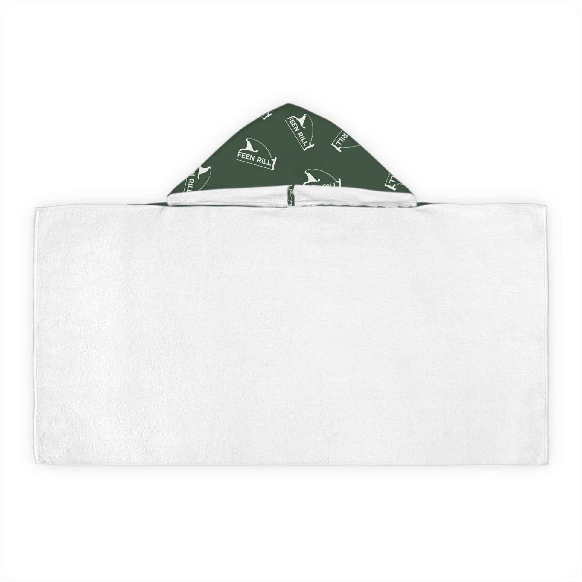 Feen Rill Hunter Green Youth Hooded Towel