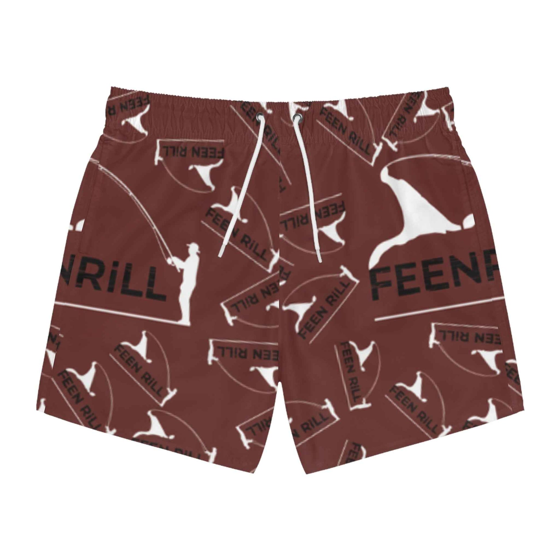 Feen Rill Burgundy Swim Trunks