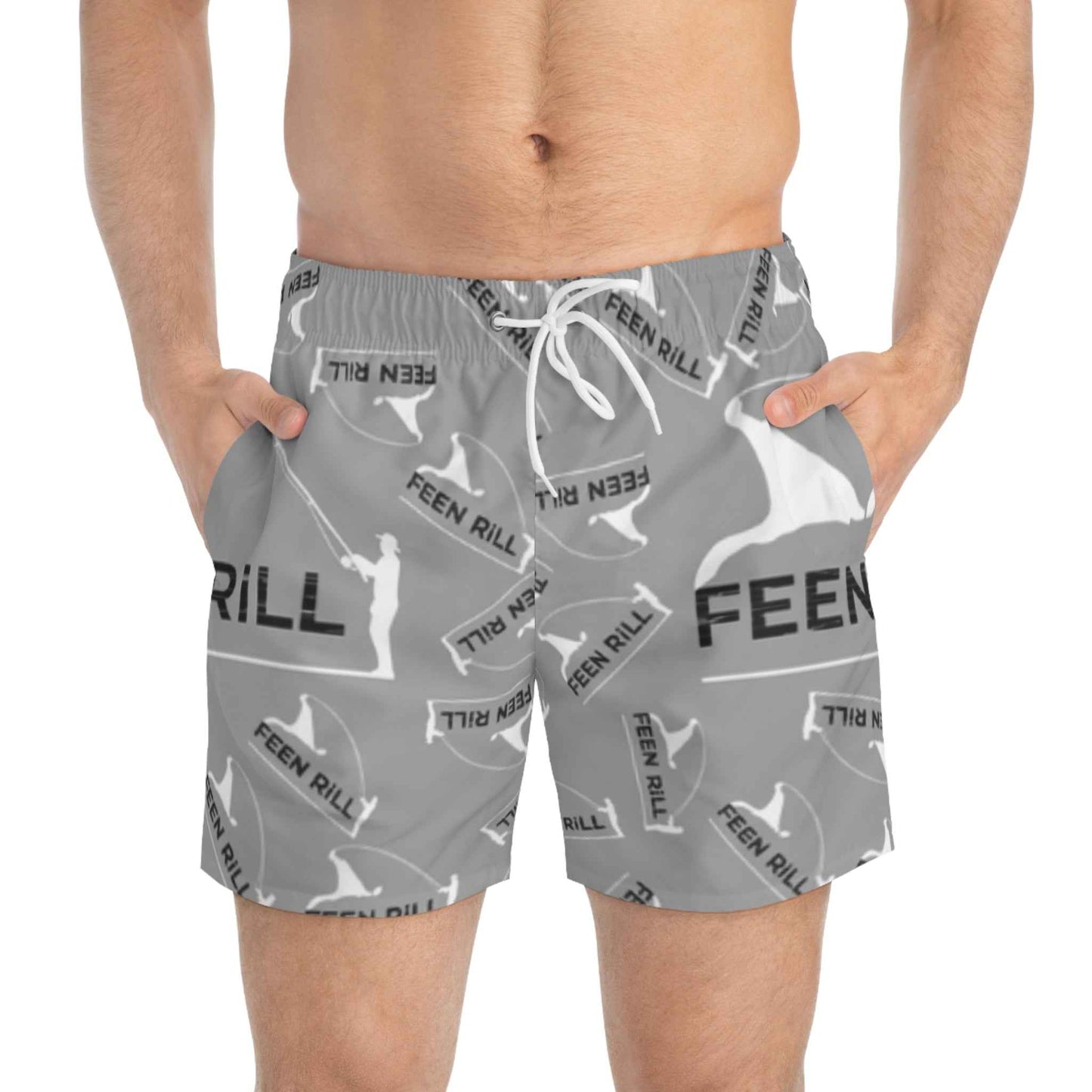 Feen Rill Grey Swim Trunks