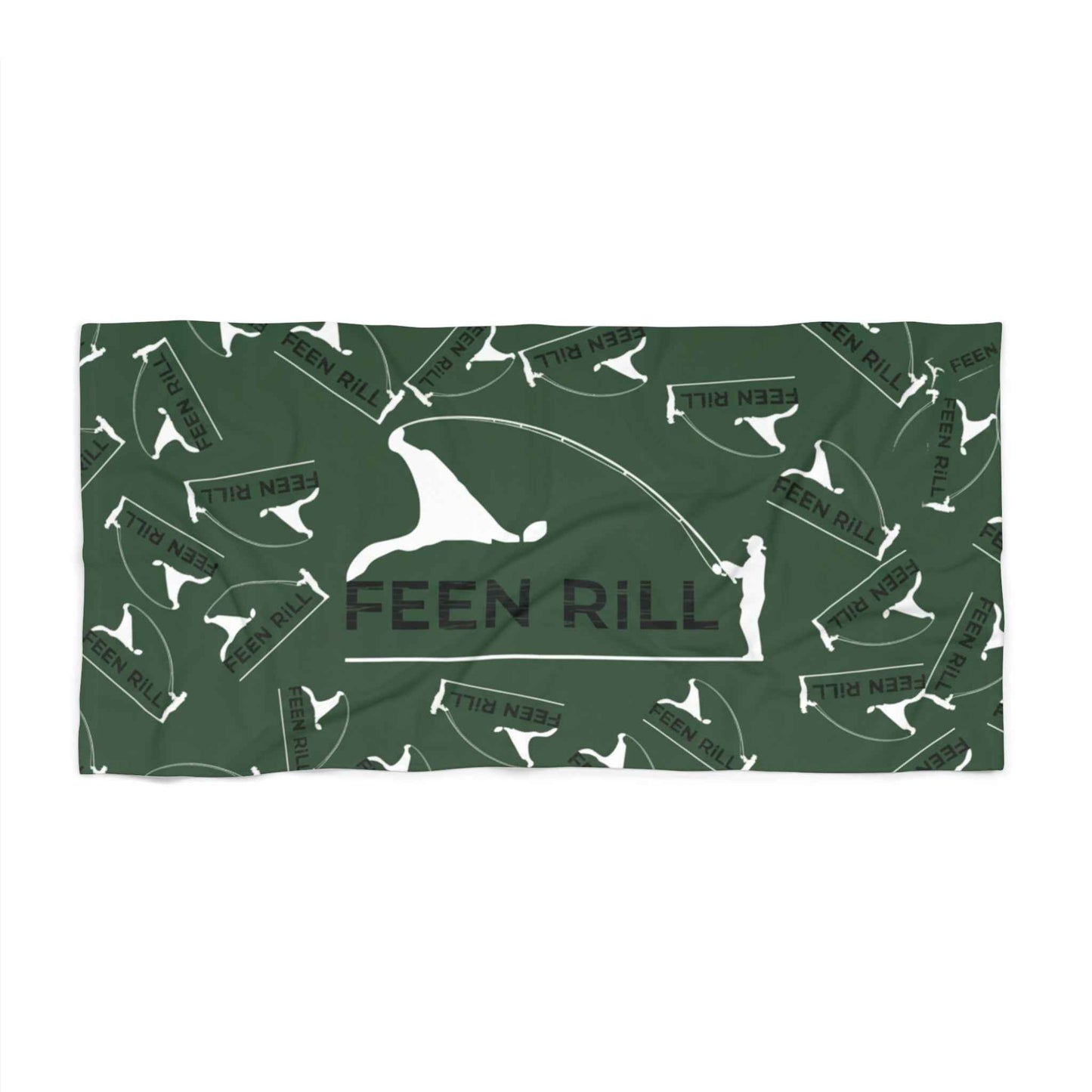 Feen Rill Hunter Green Beach Towel