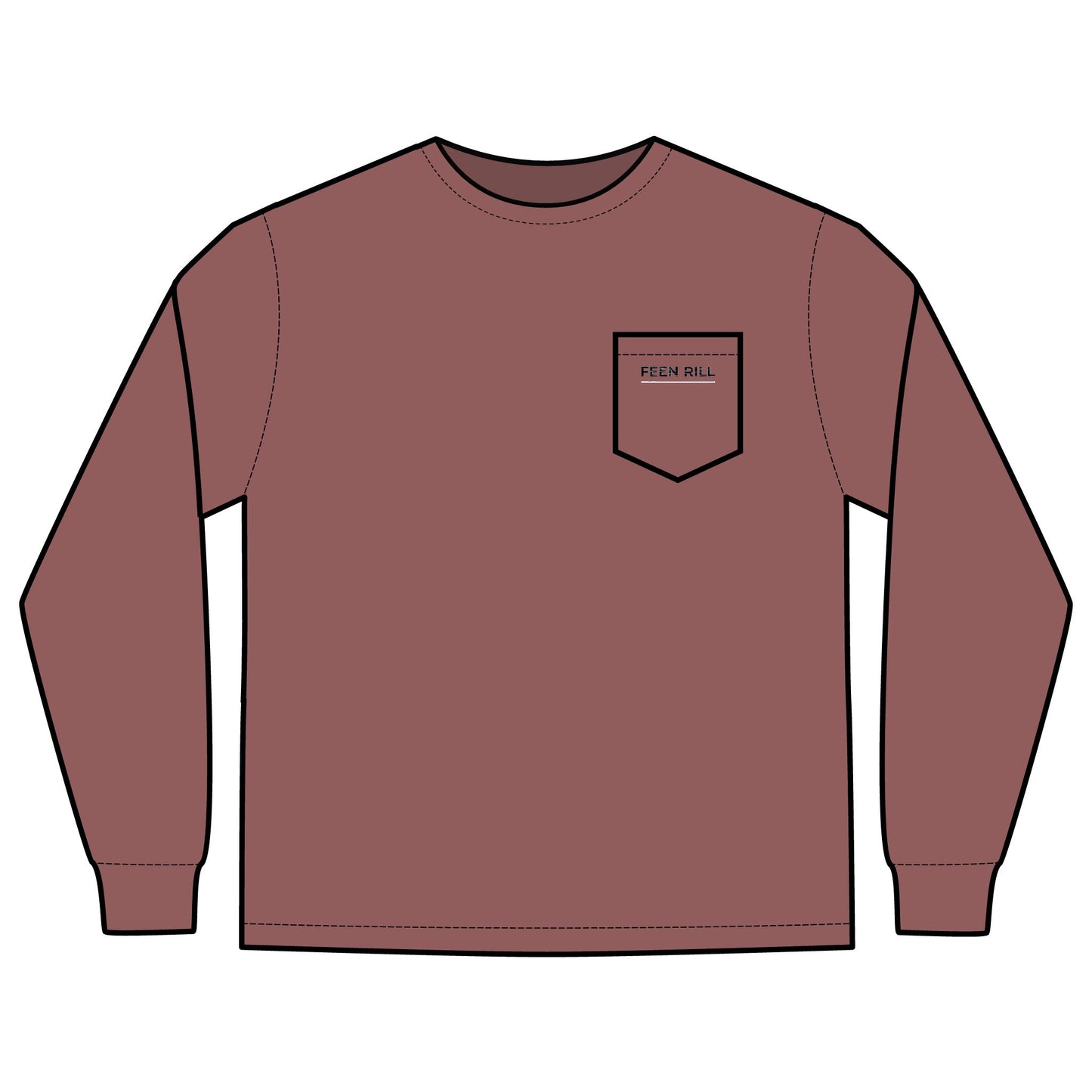 Feen Rill Long Sleeve Pocket T-Shirt