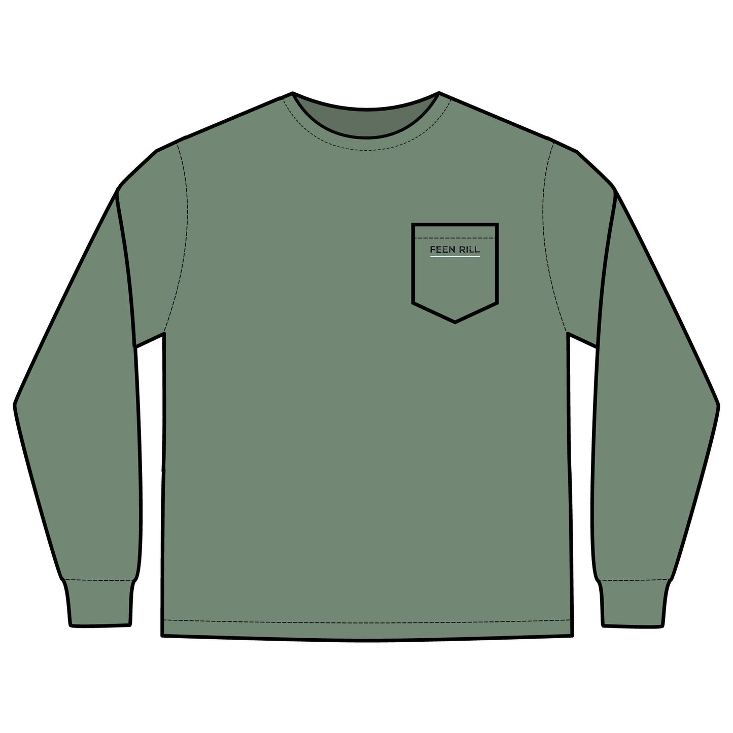 Feen Rill Long Sleeve Pocket T-Shirt