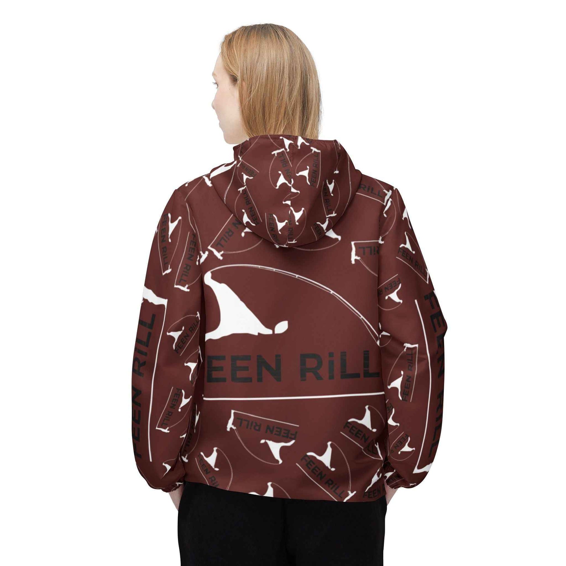 Feen Rill Burgundy Windbreaker