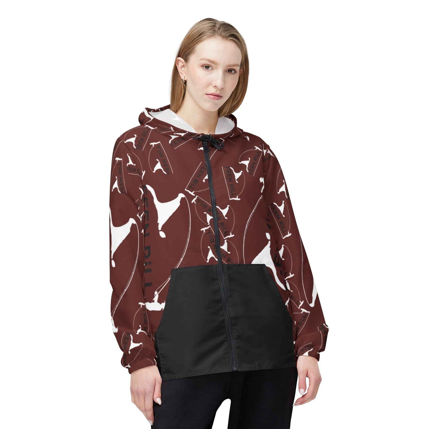 Feen Rill Burgundy Windbreaker