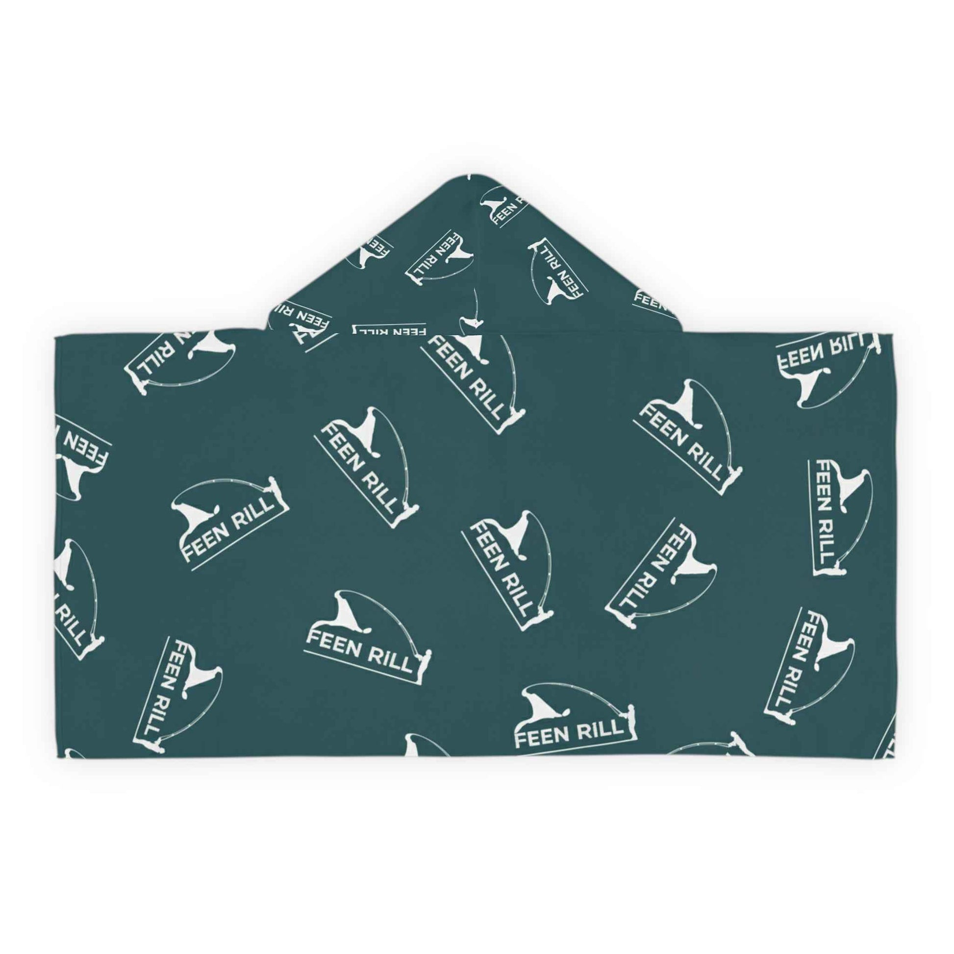 Feen Rill Deep Teal Youth Hooded Towel