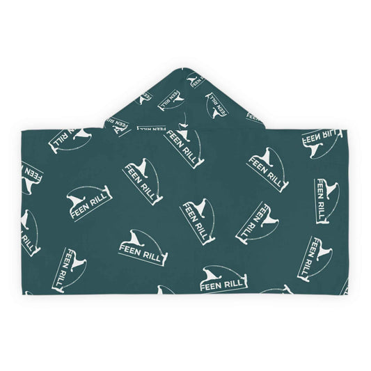 Feen Rill Deep Teal Youth Hooded Towel
