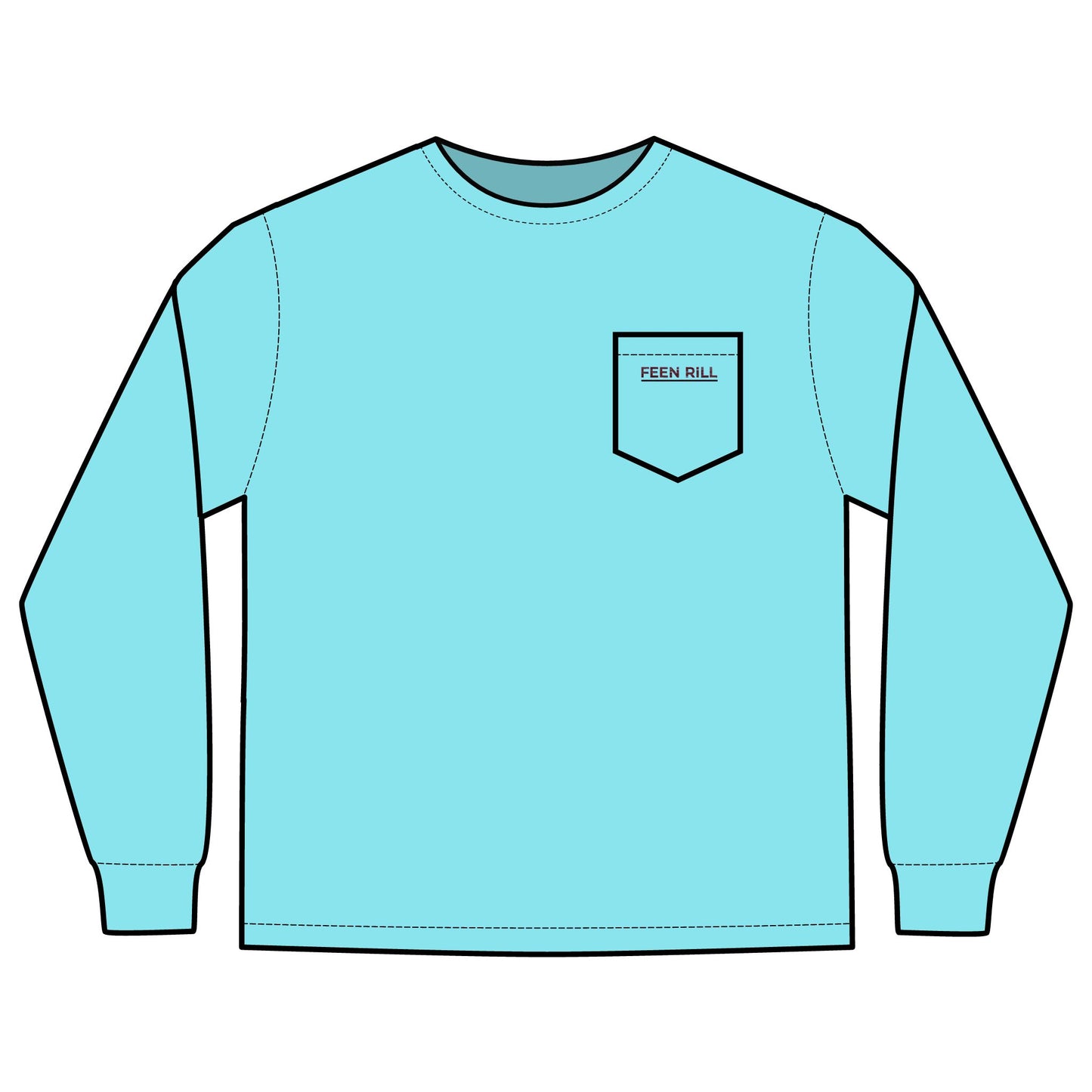 Original Feen Rill Long Sleeve Pocket T-Shirt