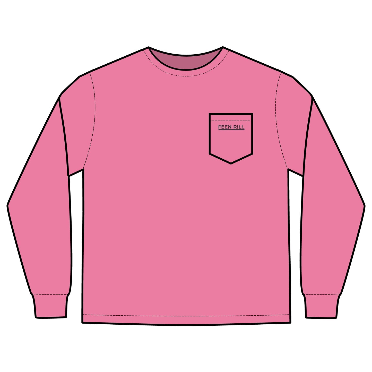 Original Feen Rill Long Sleeve Pocket T-Shirt