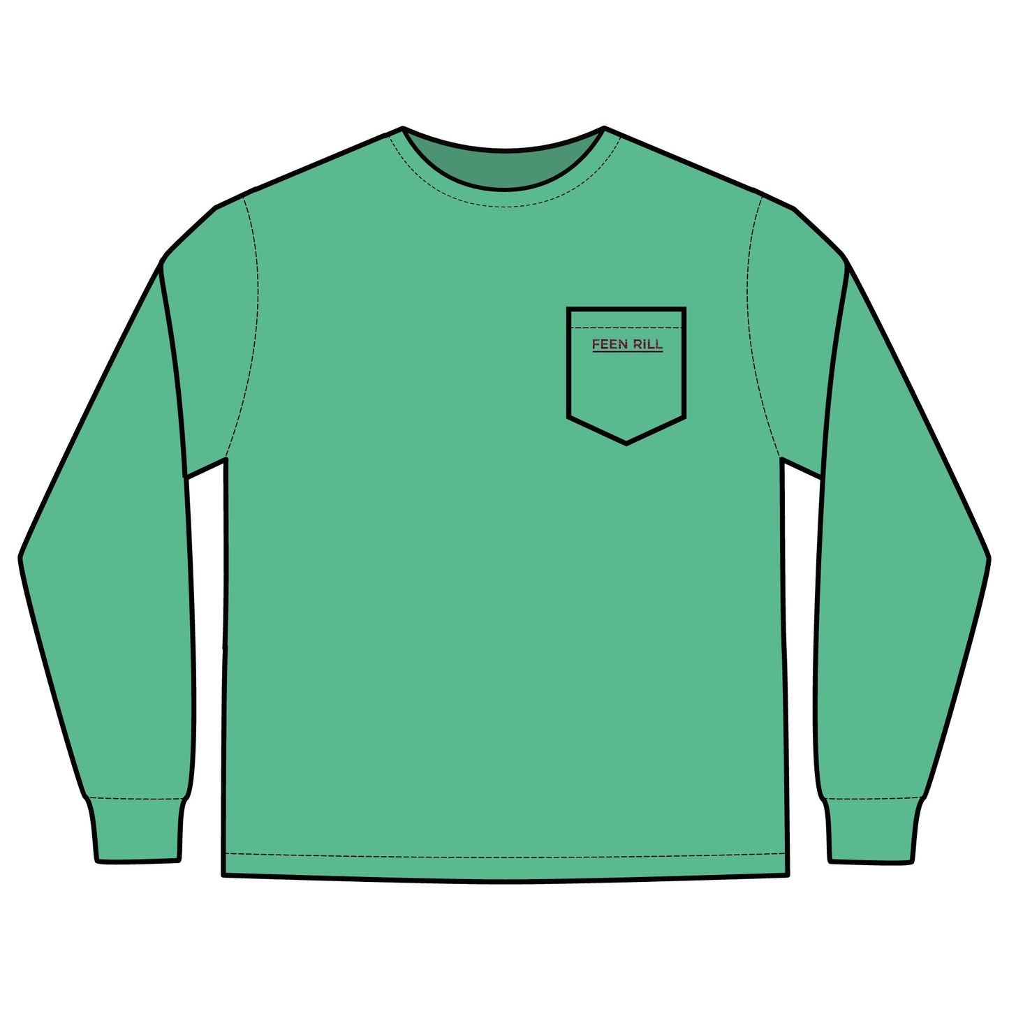 Original Feen Rill Long Sleeve Pocket T-Shirt