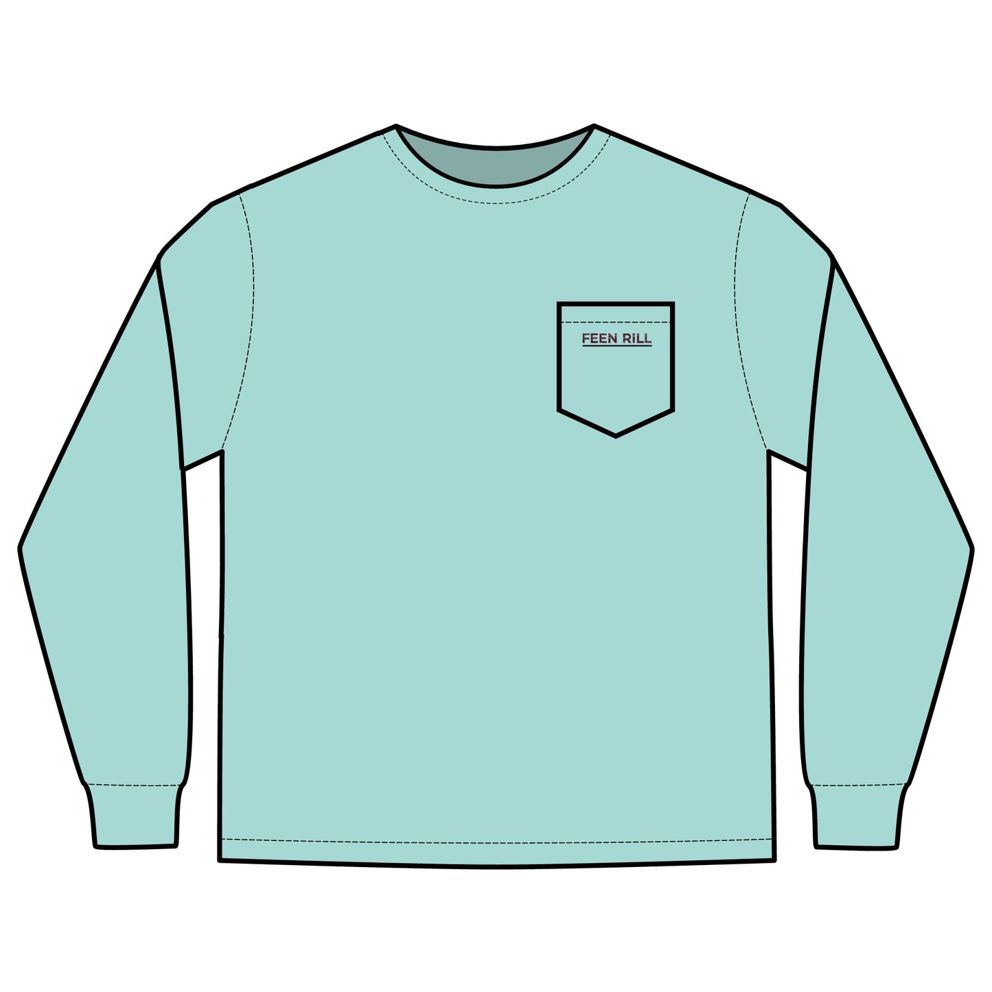 Original Feen Rill Long Sleeve Pocket T-Shirt