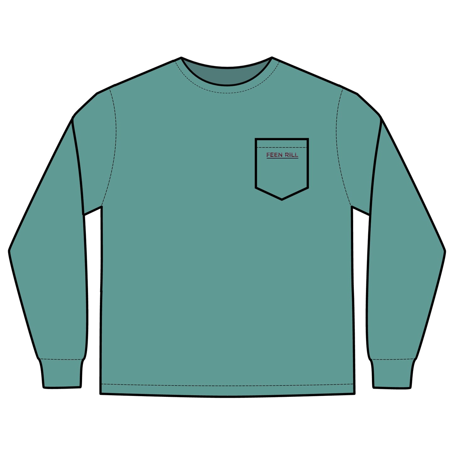 Original Feen Rill Long Sleeve Pocket T-Shirt