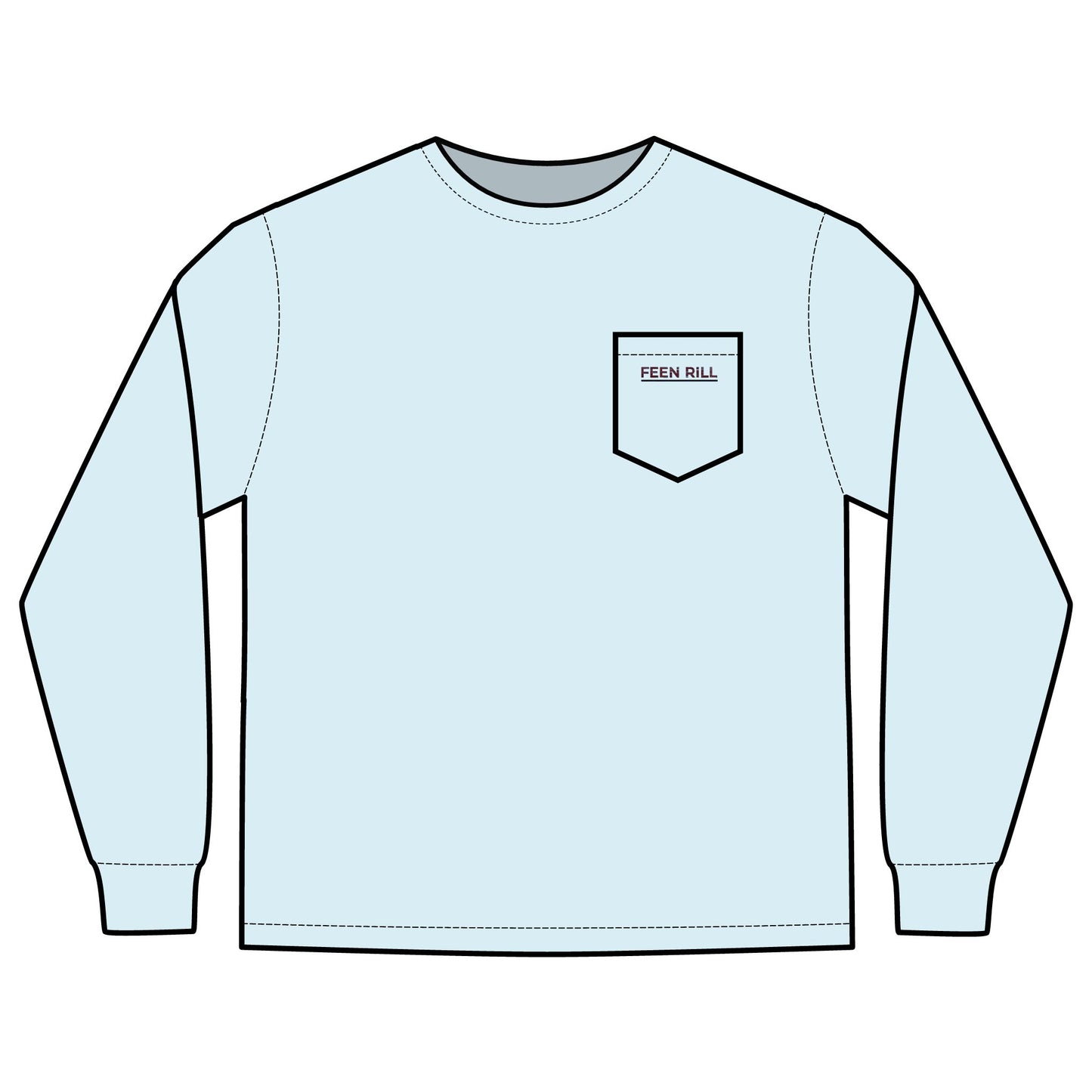 Original Feen Rill Long Sleeve Pocket T-Shirt