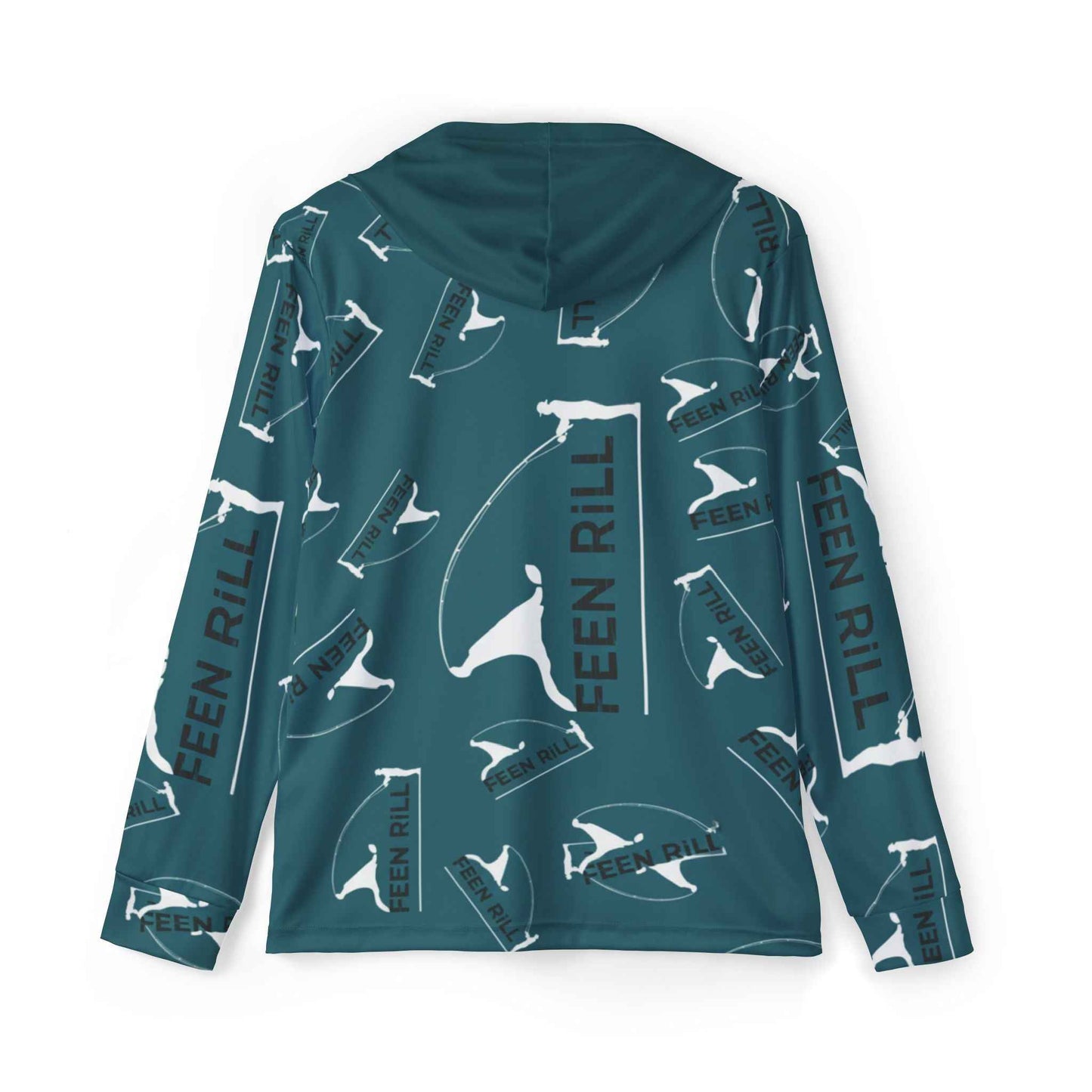Feen Rill Deep Teal Men's Sports Lightweight Hoodie