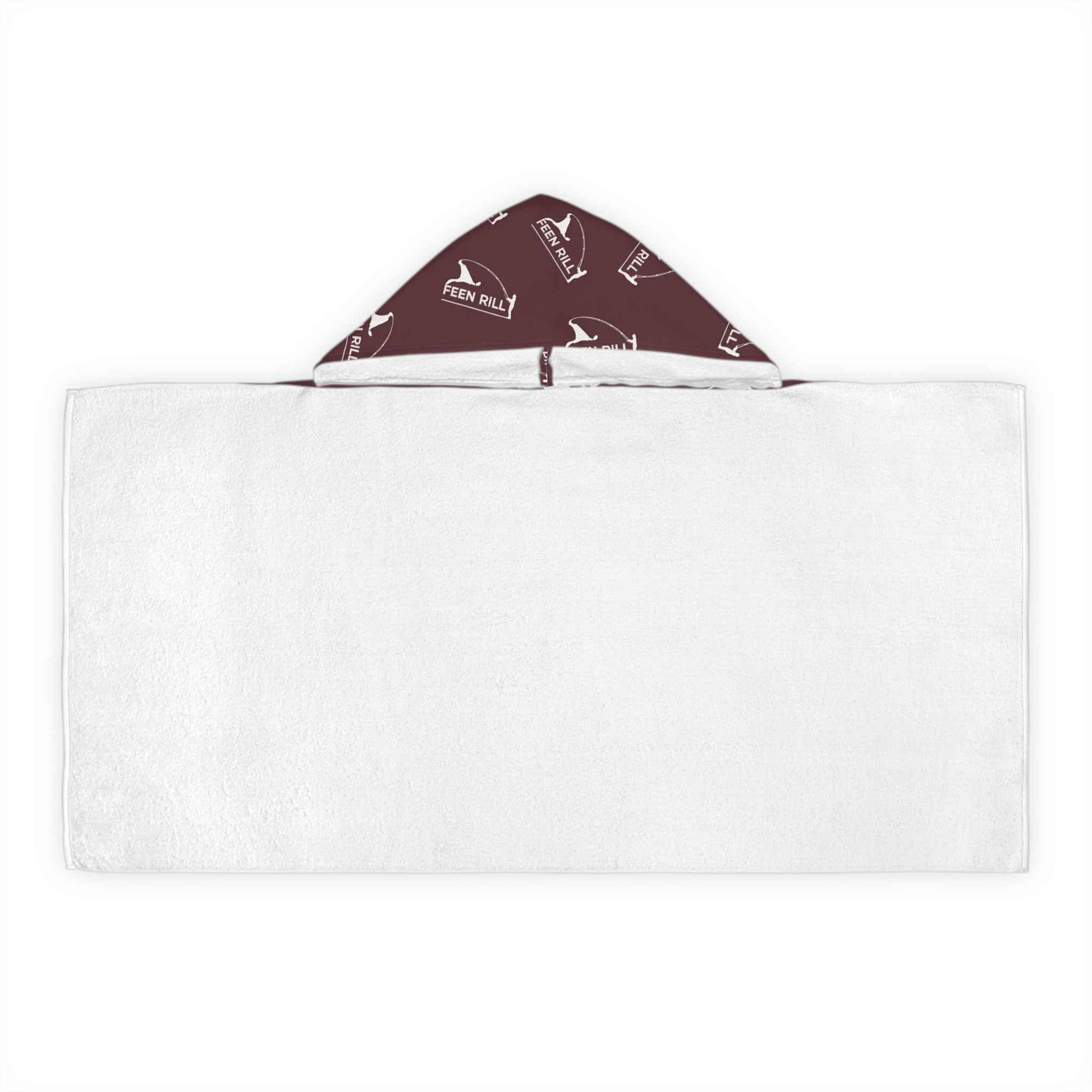 Feen Rill Burgundy Youth Hooded Towel