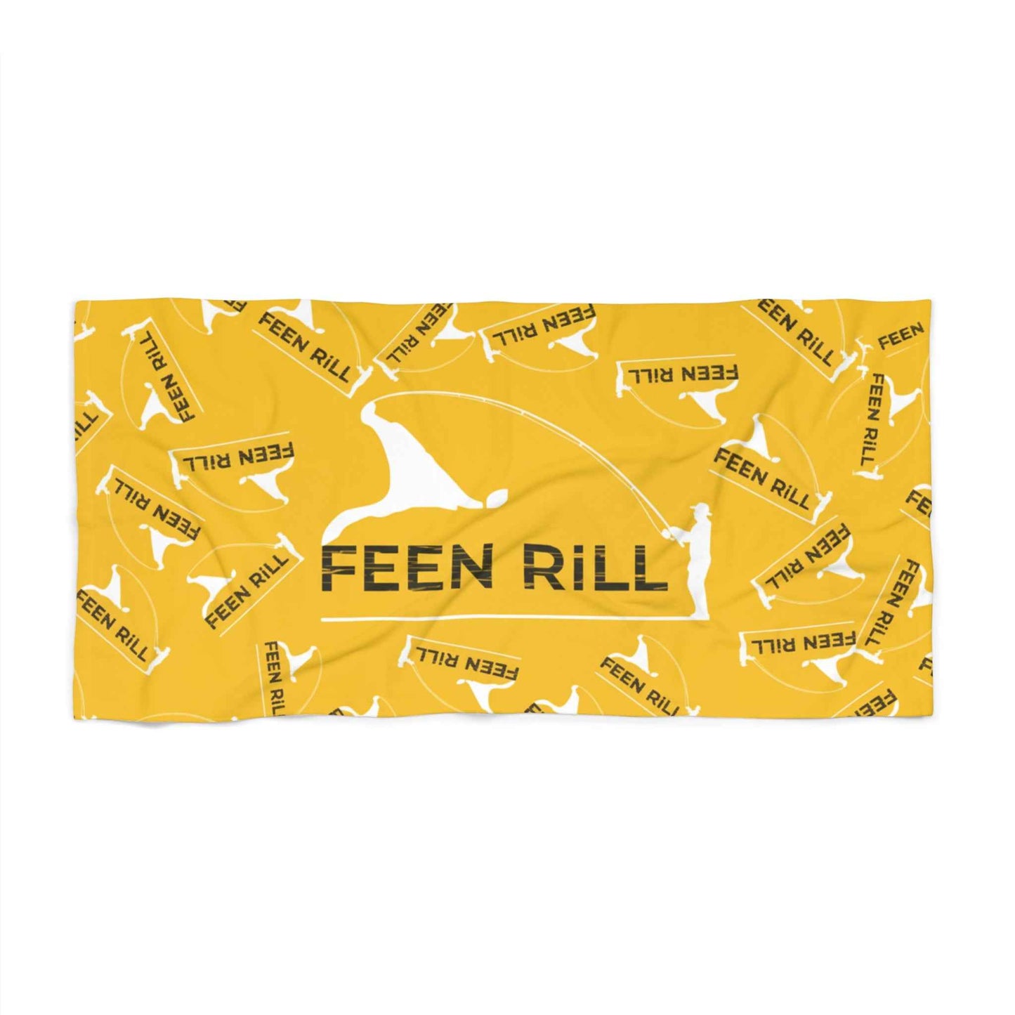 Feen Rill Yellow Beach Towel