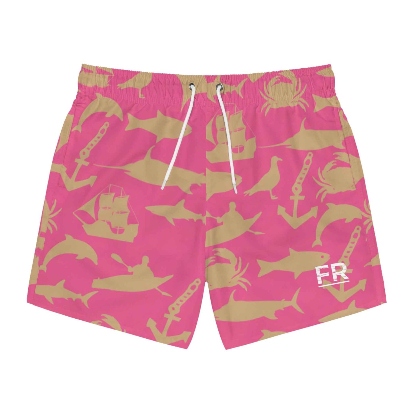 Feen Rill Pink Marine Swim Trunks