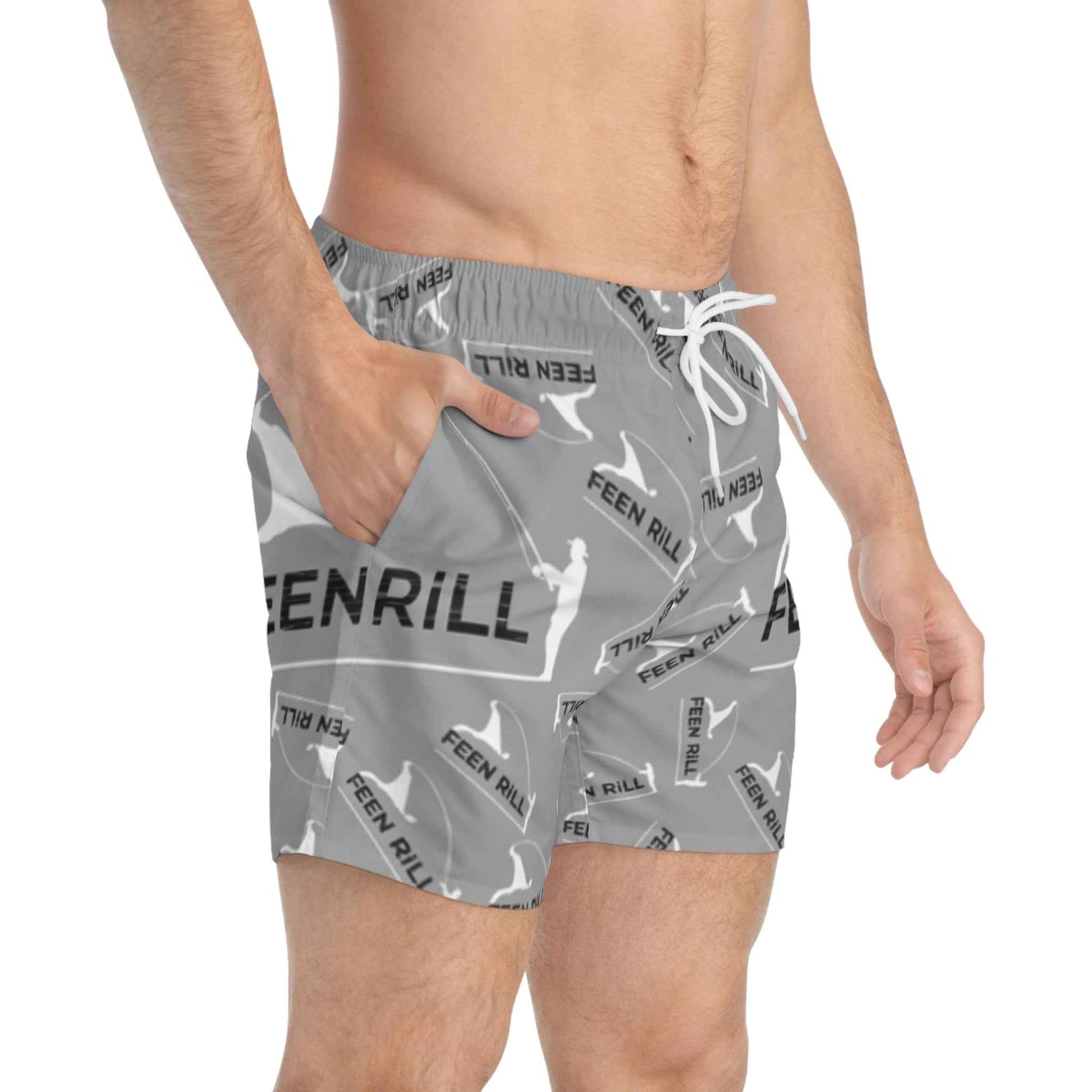 Feen Rill Grey Swim Trunks