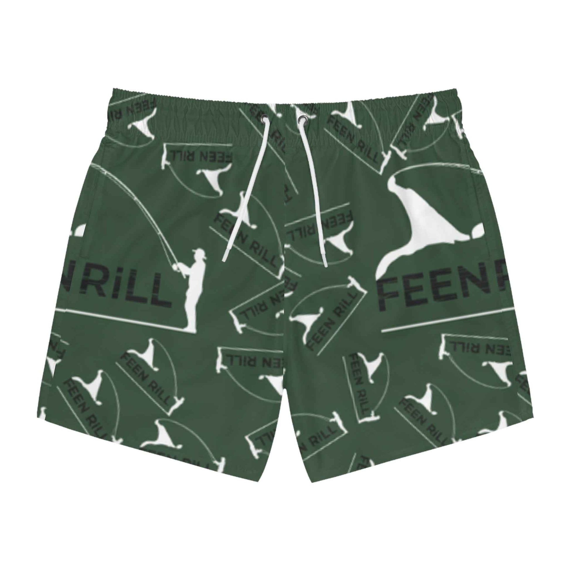 Feen Rill Hunter Green Swim Trunks