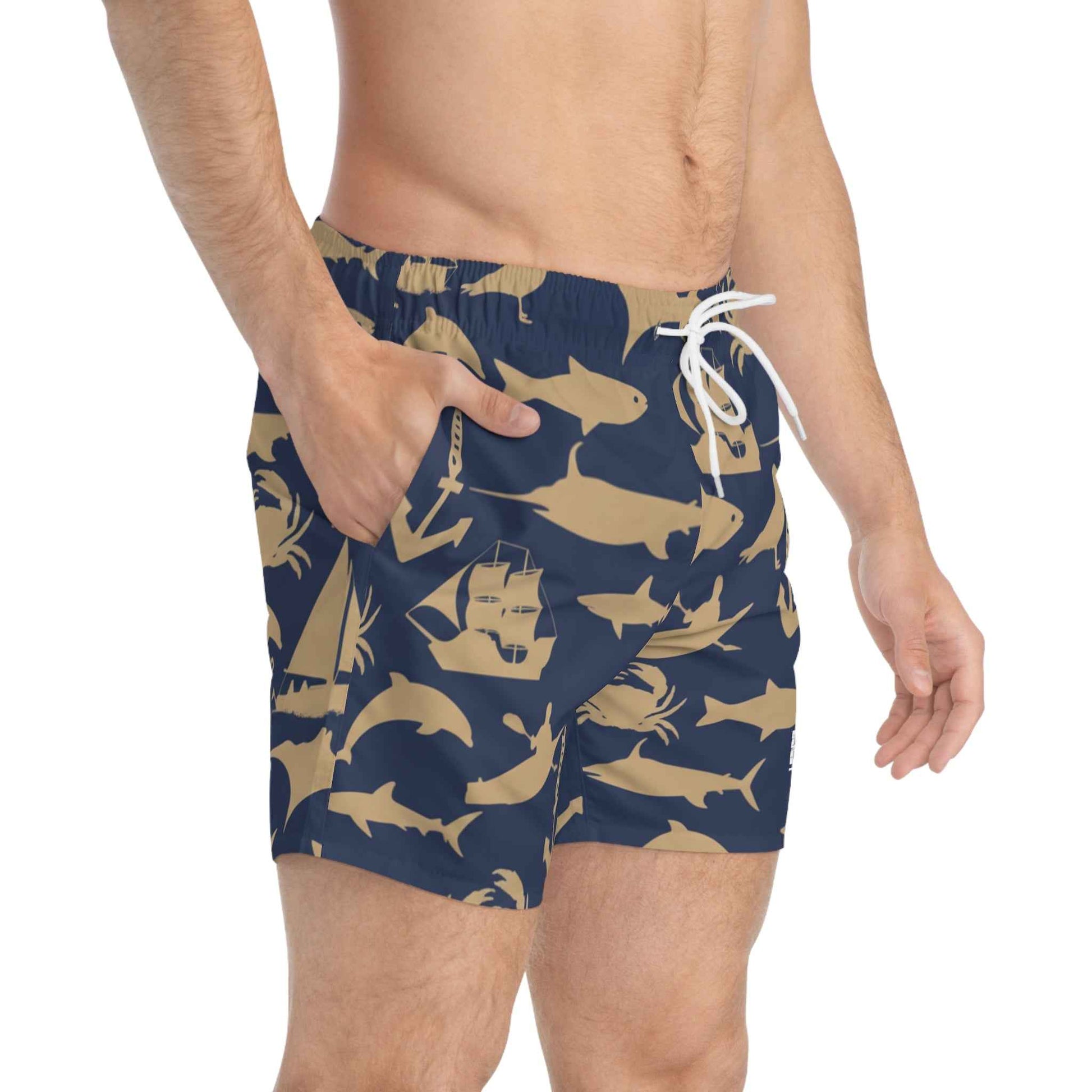 Feen Rill Navy Marine Swim Trunks
