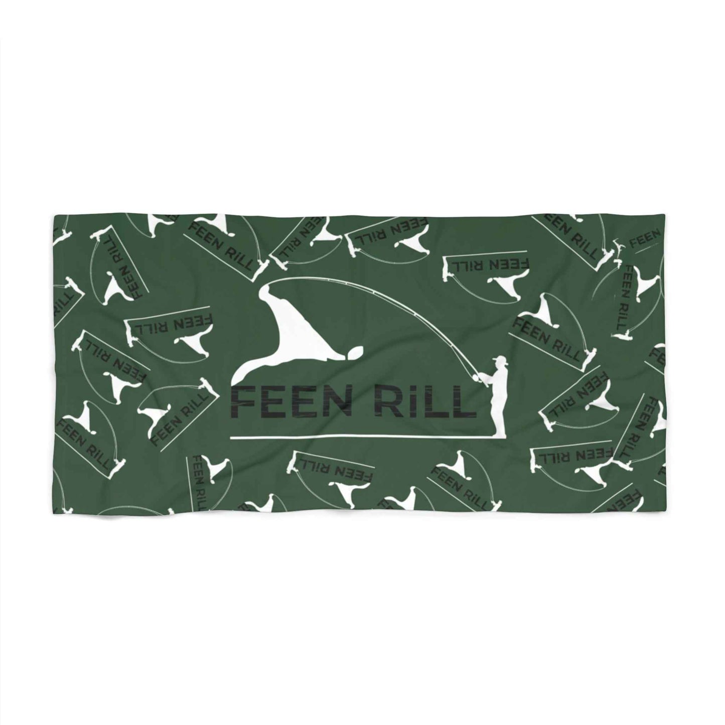 Feen Rill Hunter Green Beach Towel