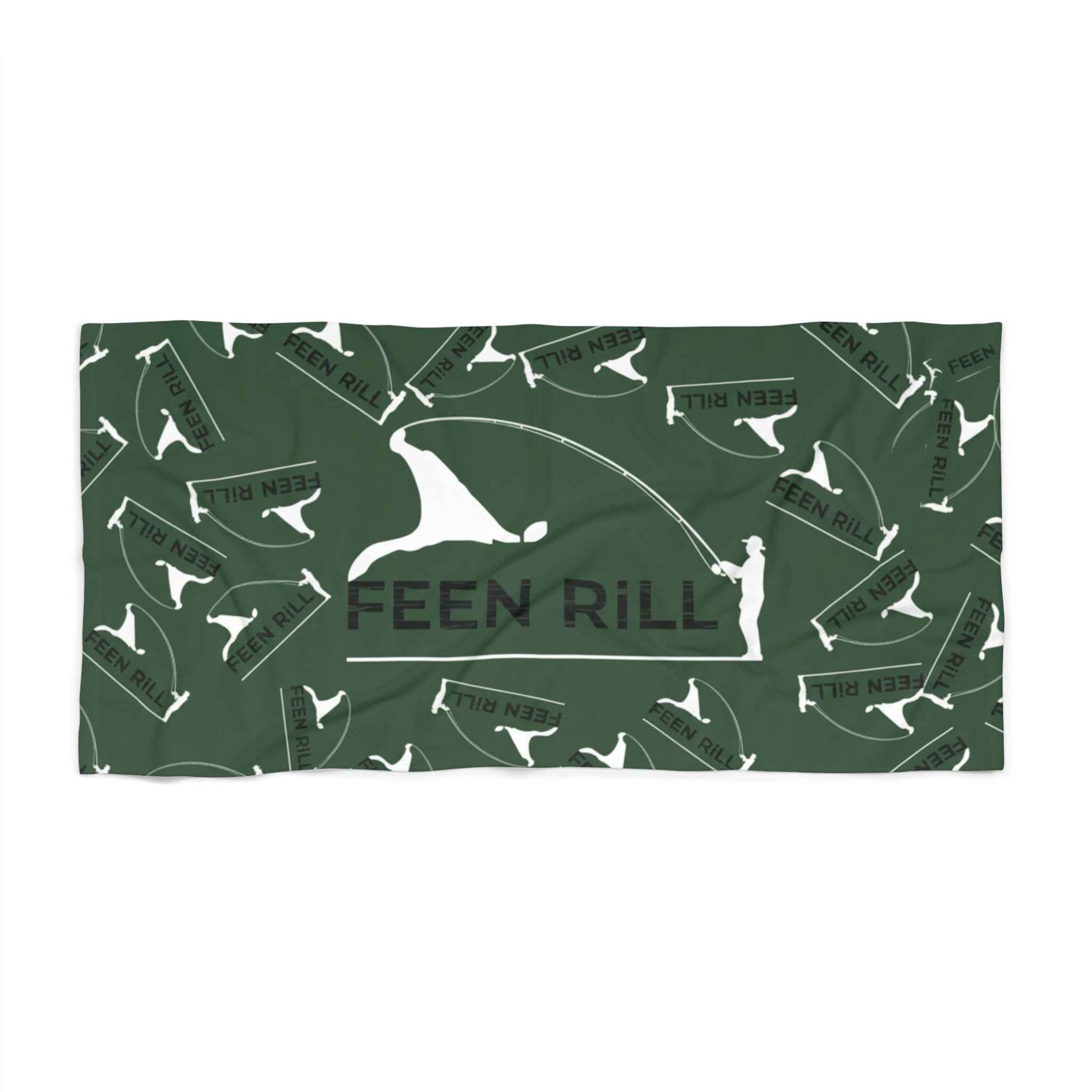 Feen Rill Hunter Green Beach Towel