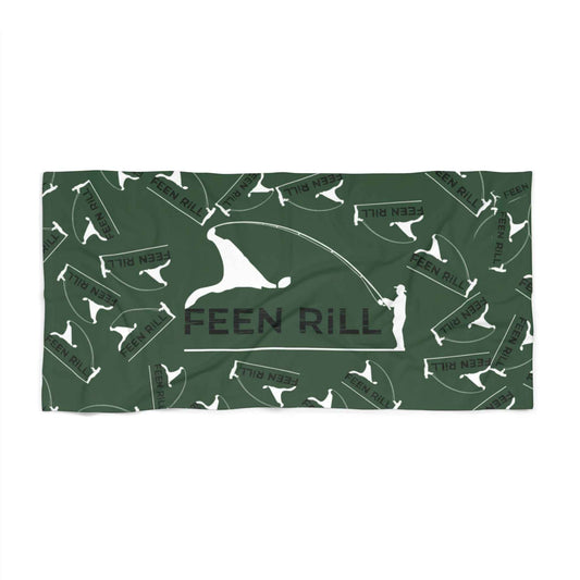 Feen Rill Hunter Green Beach Towel