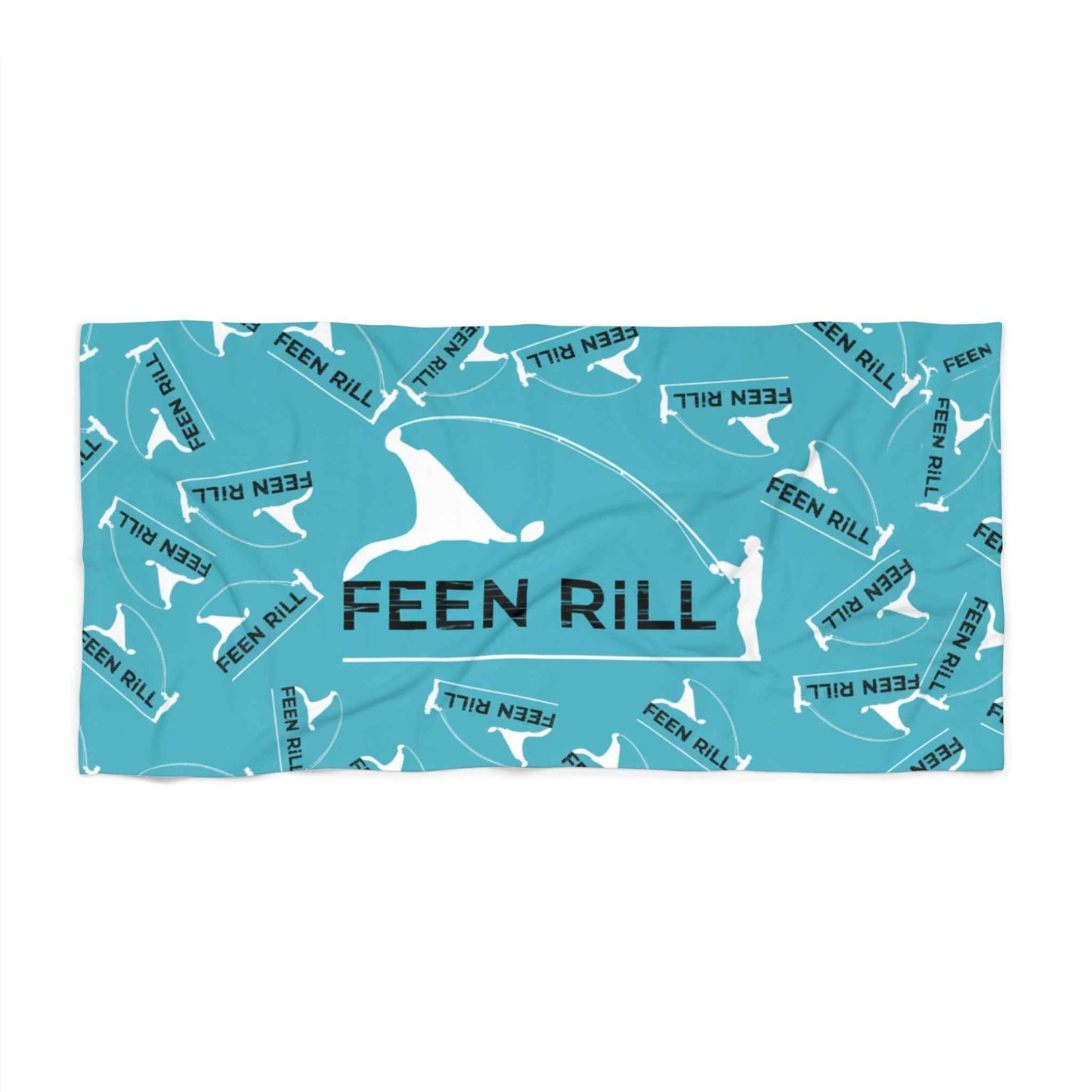 Feen Rill Teal Beach Towel