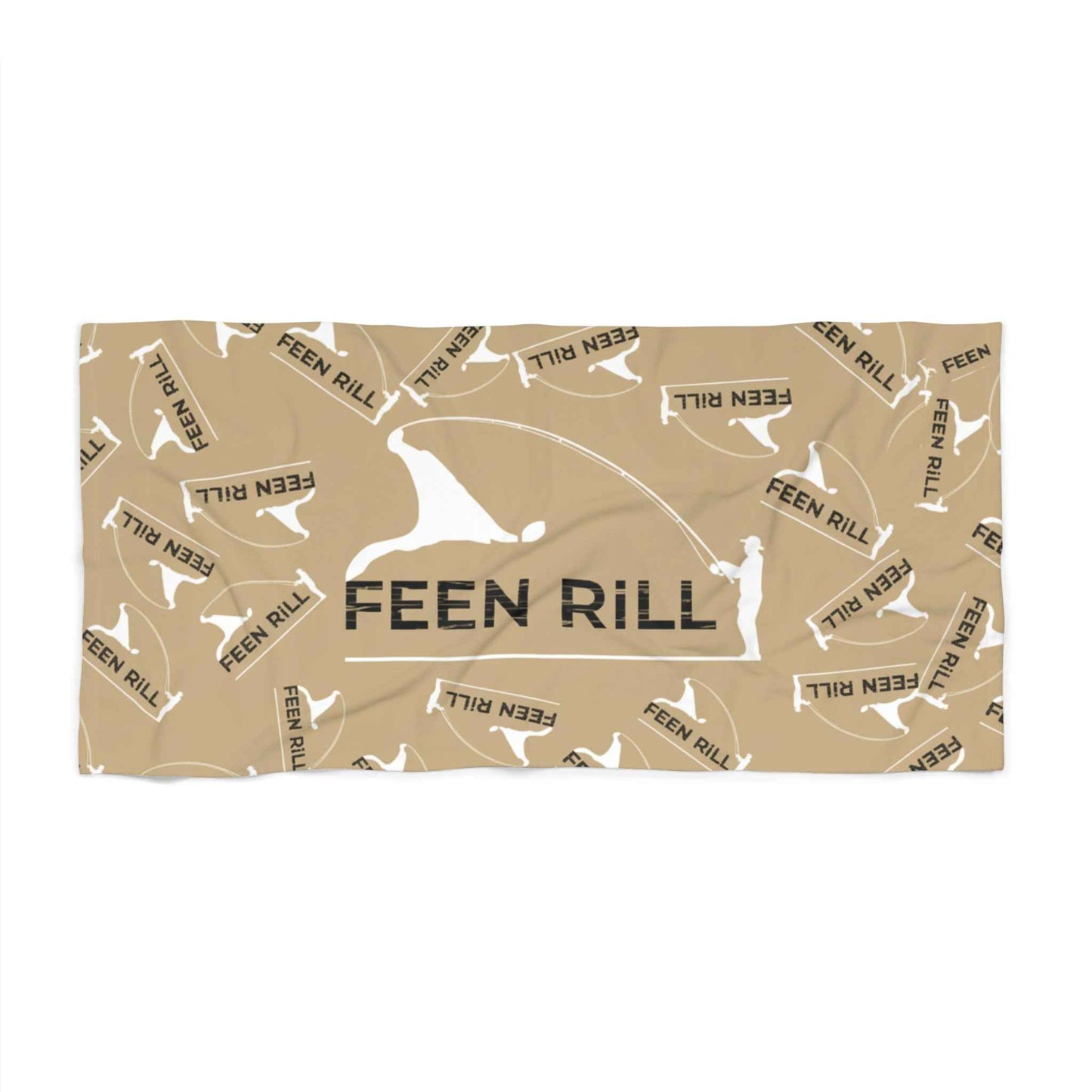 Feen Rill Tan Beach Towel