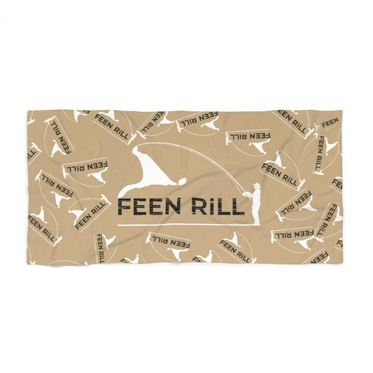 Feen Rill Tan Beach Towel