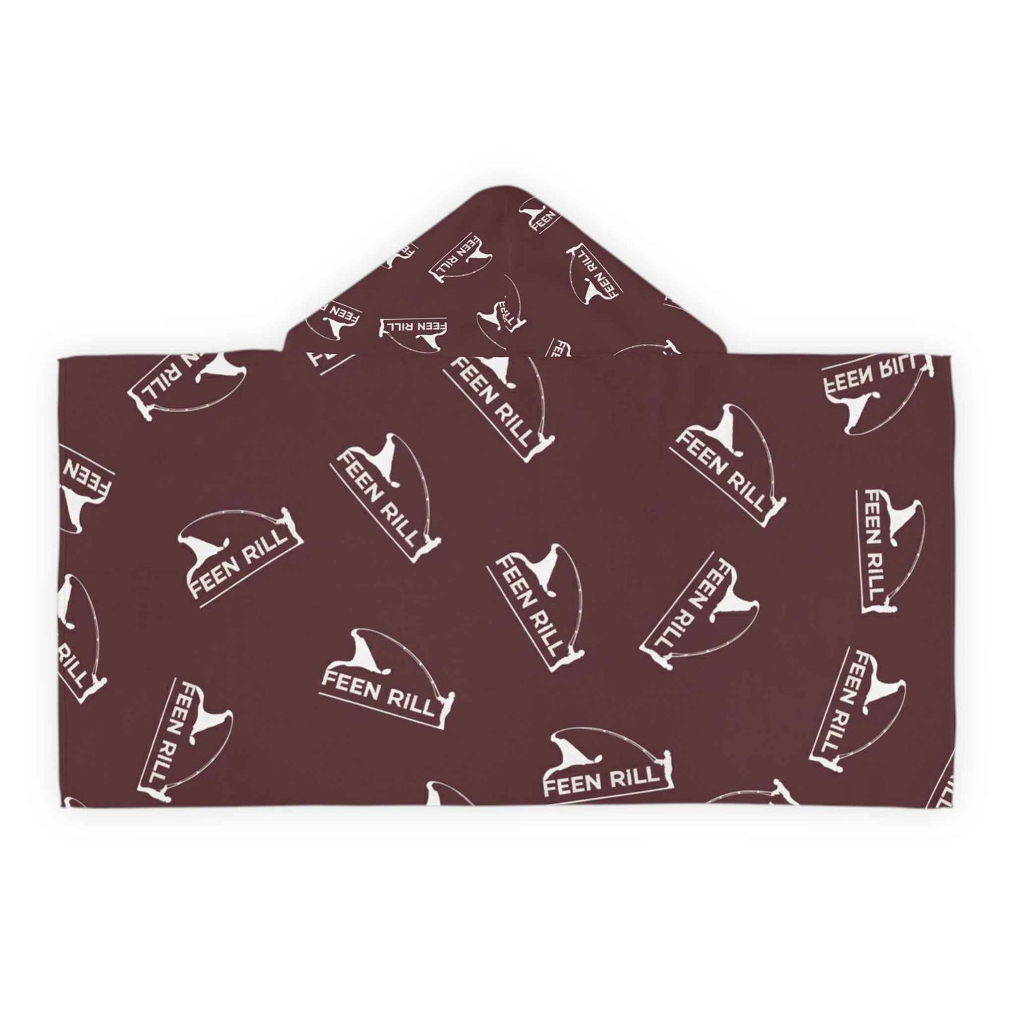 Feen Rill Burgundy Youth Hooded Towel
