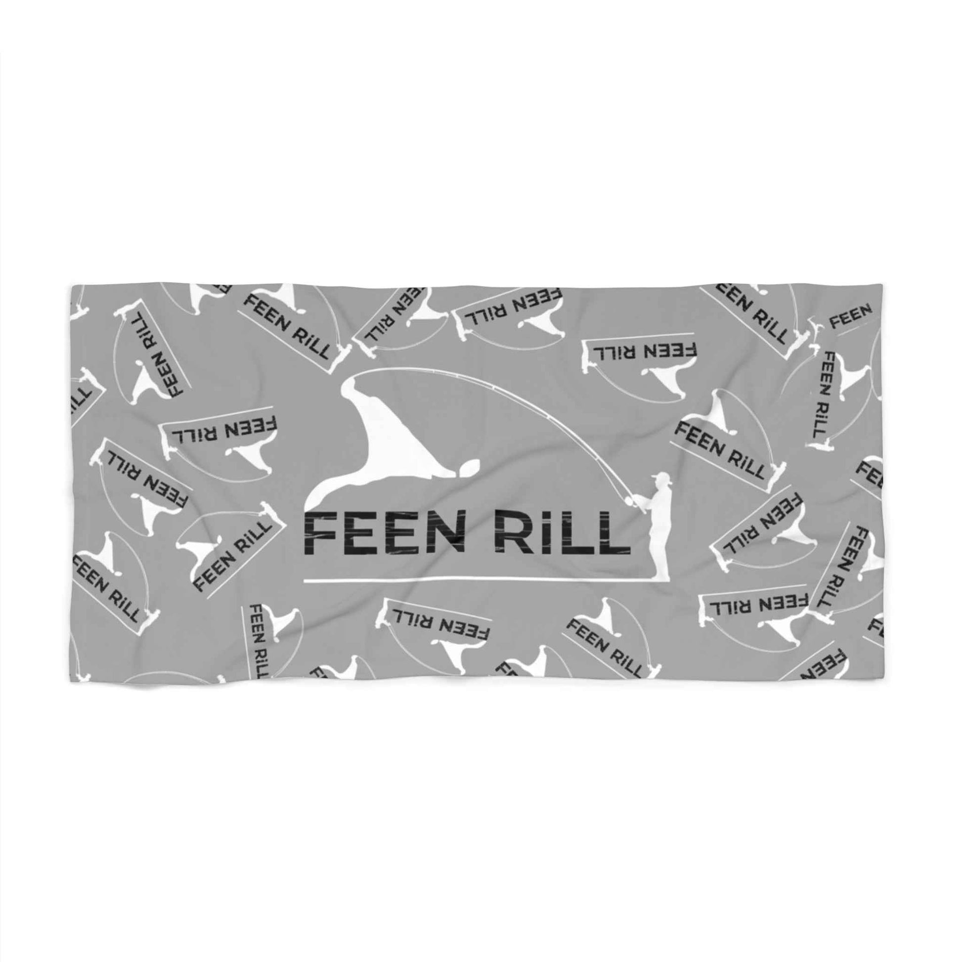 Feen Rill Grey Beach Towel