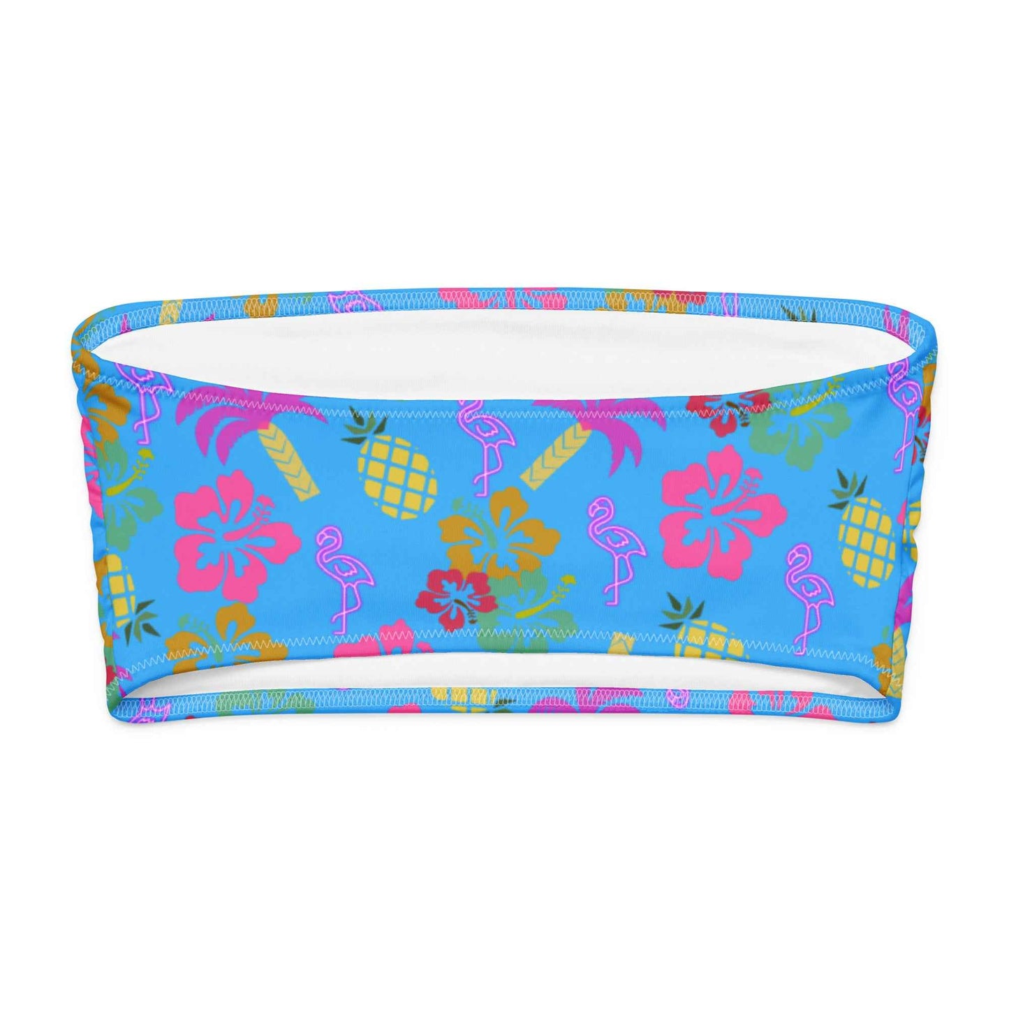 Recycled bandeau bikini top