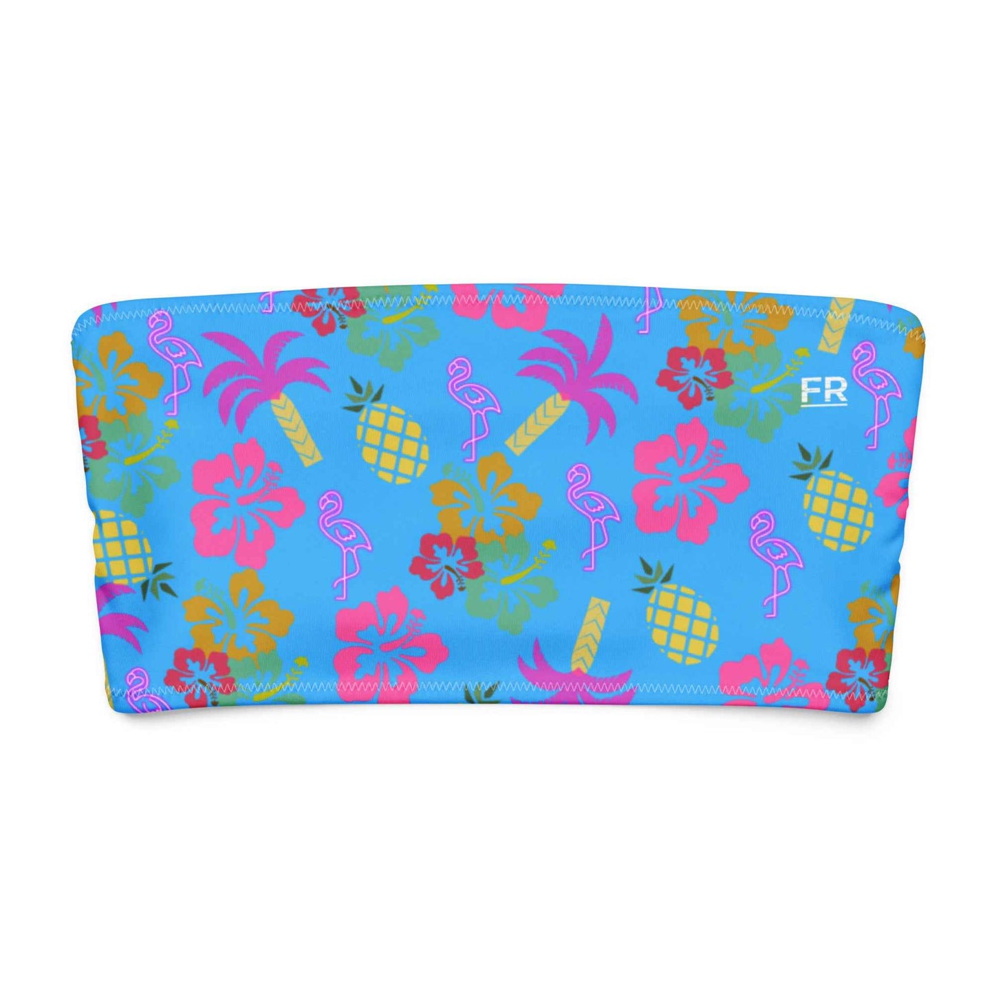 Recycled bandeau bikini top
