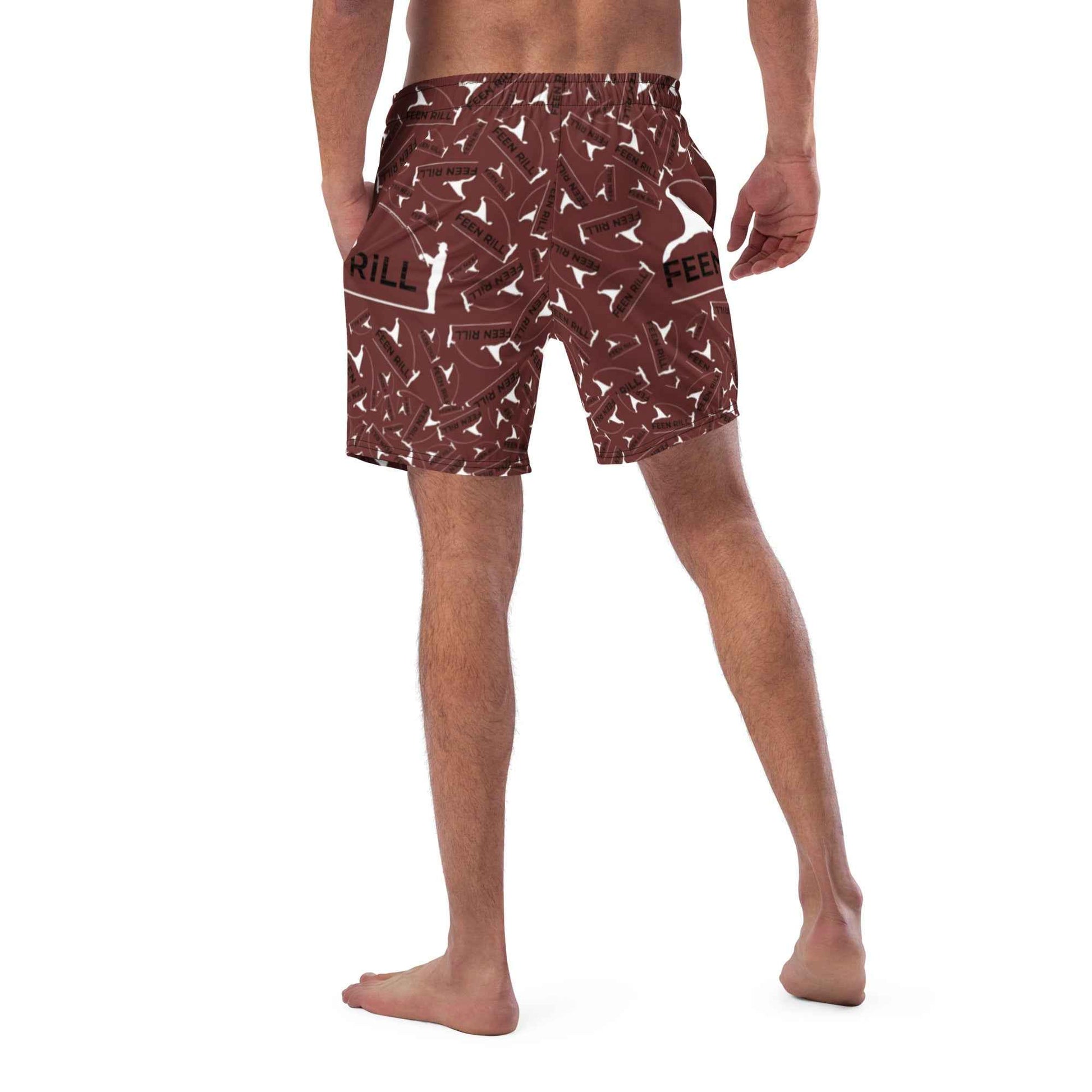 Feen Rill Burgundy Swim Trunks