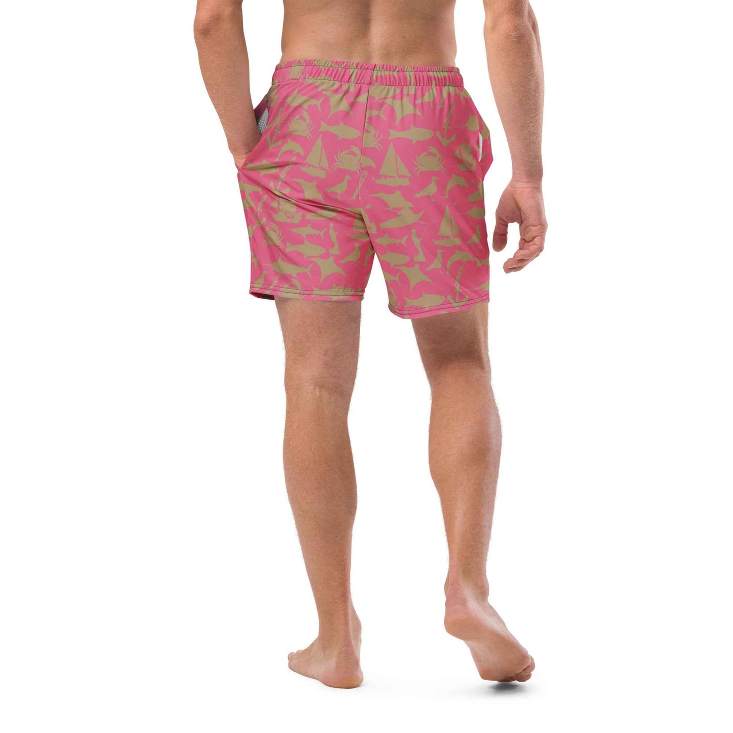 Feen Rill Pink Marine Swim Trunks