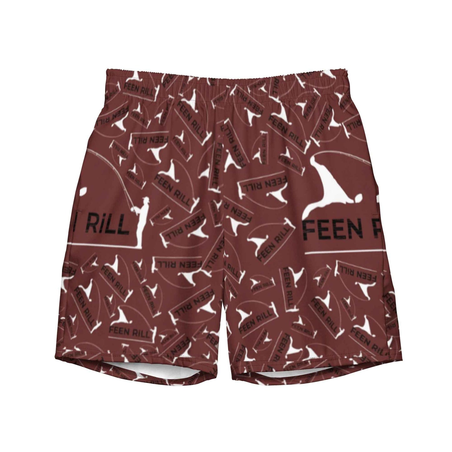 Feen Rill Burgundy Swim Trunks