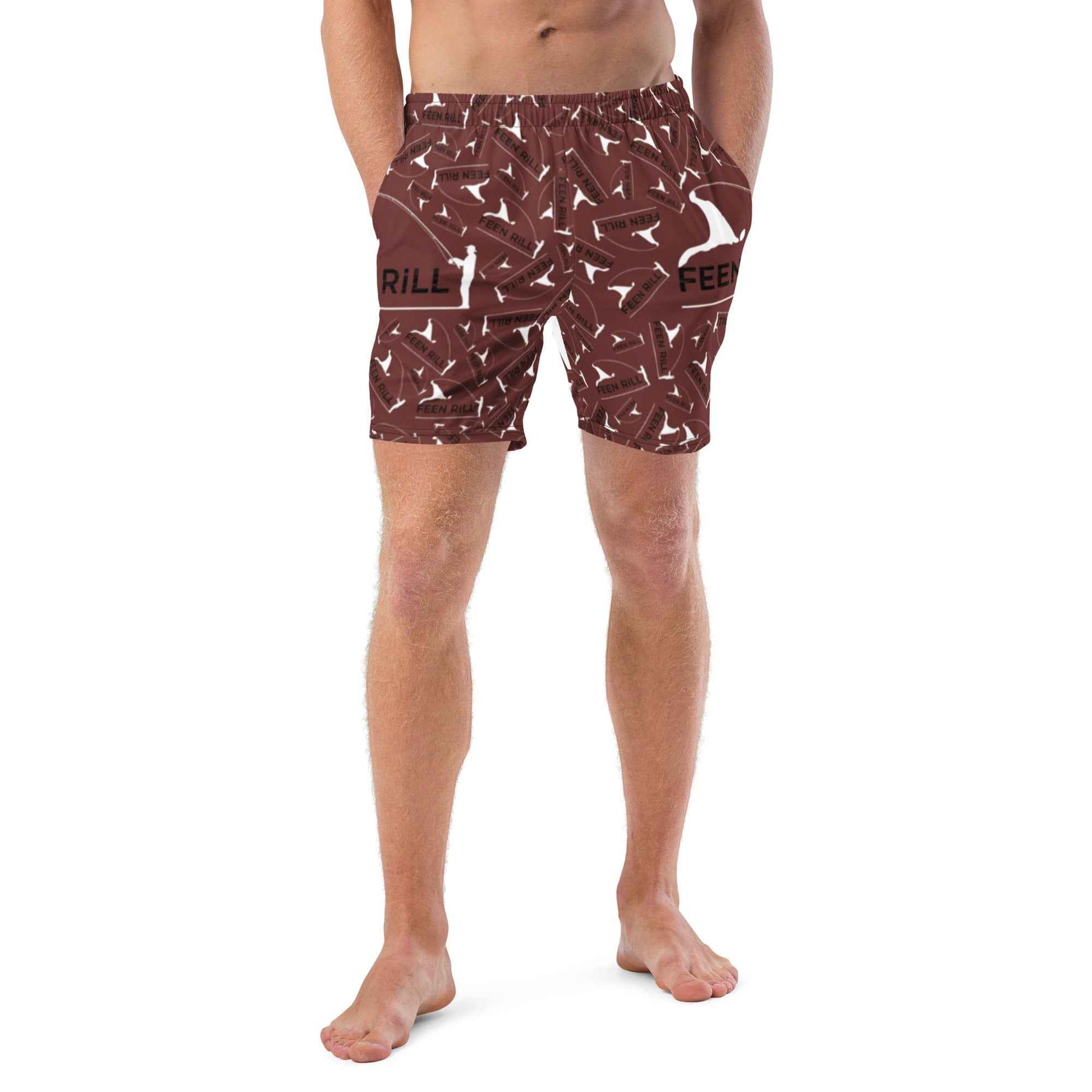 Feen Rill Burgundy Swim Trunks