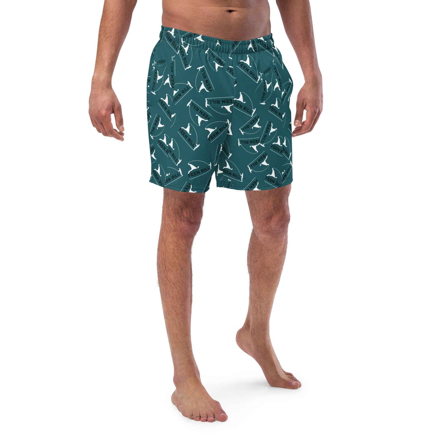 Feen Rill Deep Teal Swim Trunks