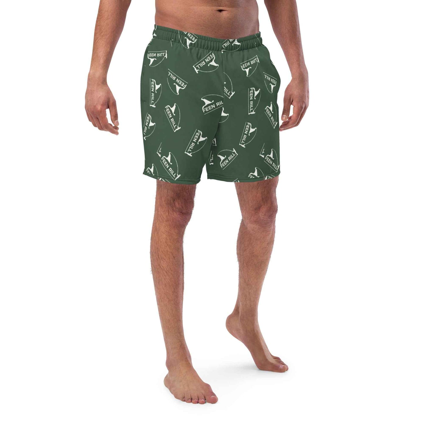 Feen Rill Hunter Green Swim Trunks
