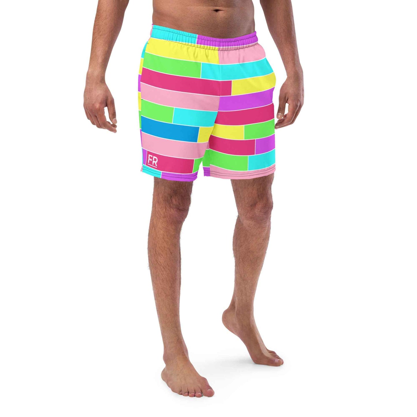 Feen Rill Rainbow Ripple Swim Trunks