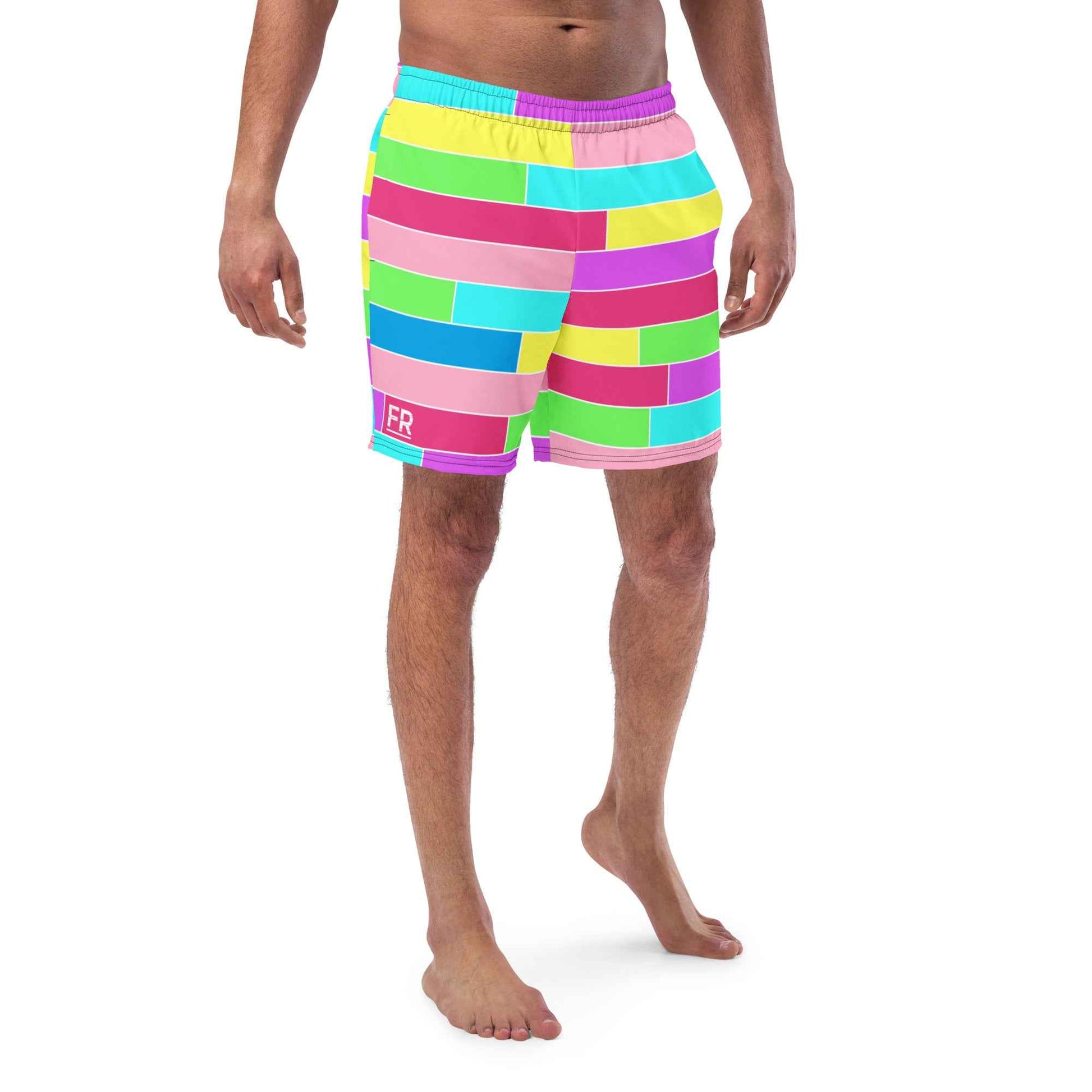 Feen Rill Rainbow Ripple Swim Trunks