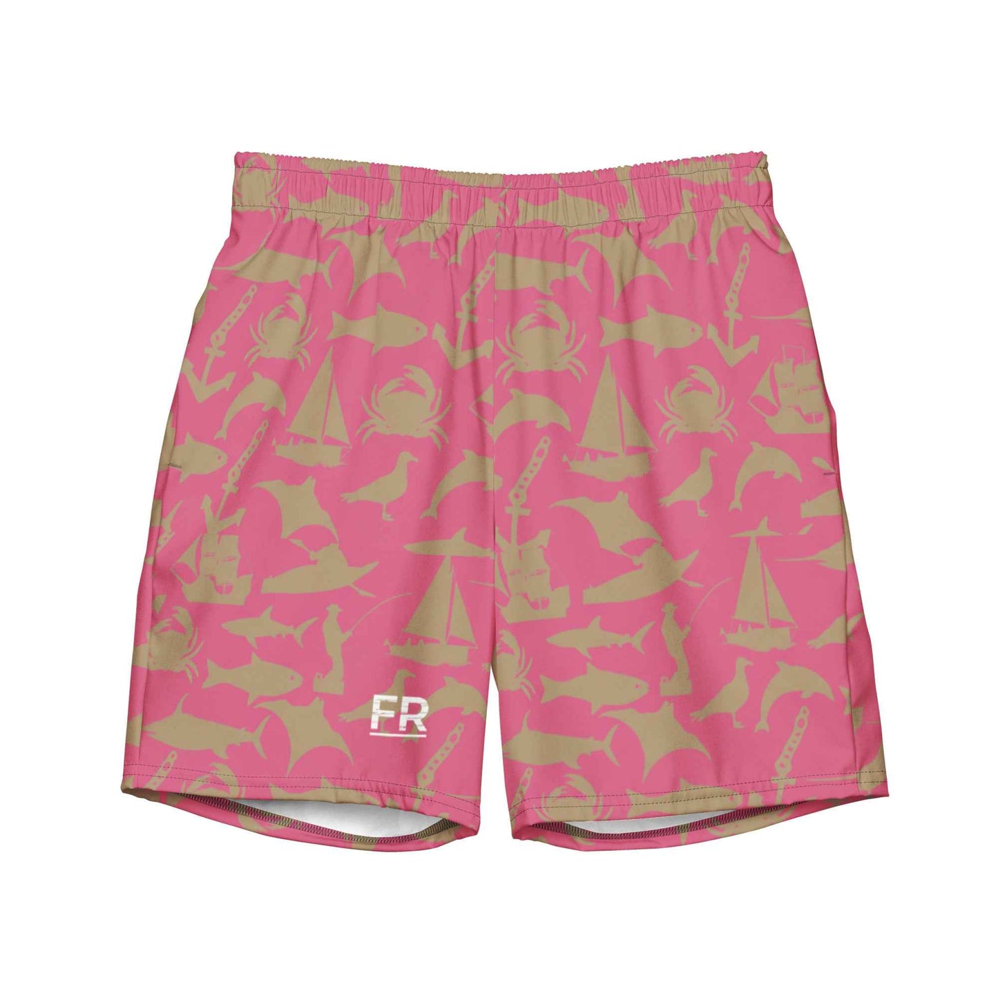 Feen Rill Pink Marine Swim Trunks