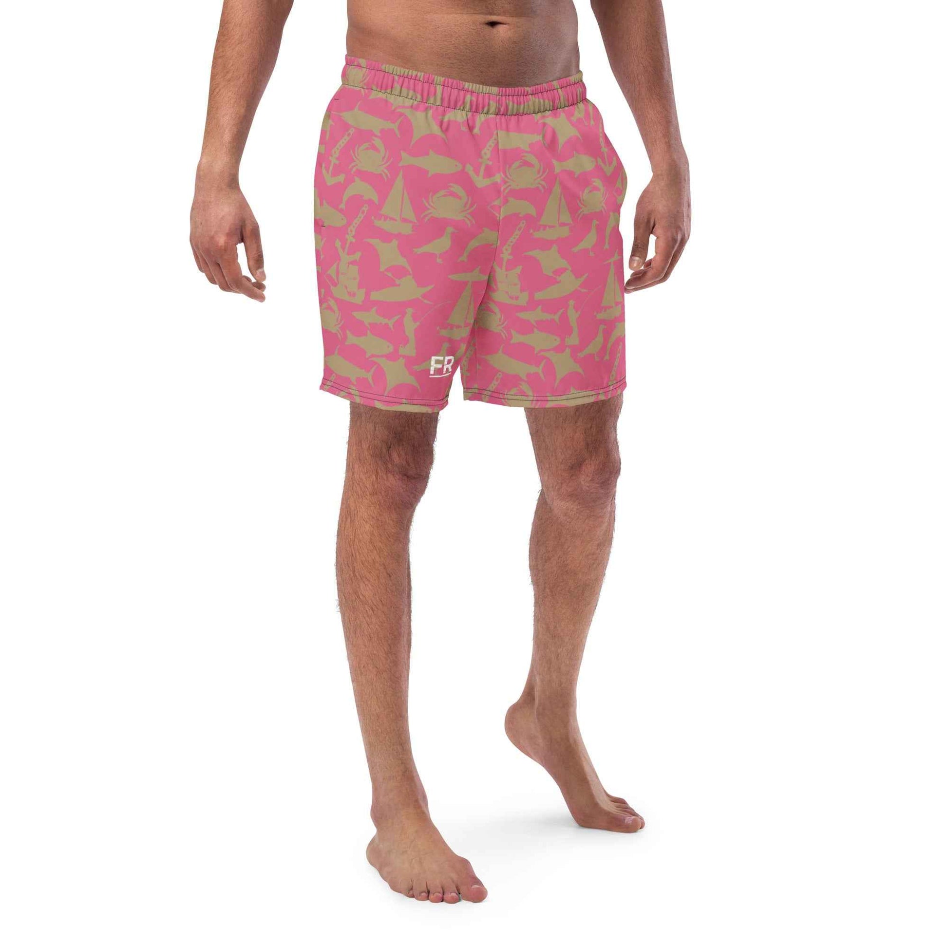 Feen Rill Pink Marine Swim Trunks