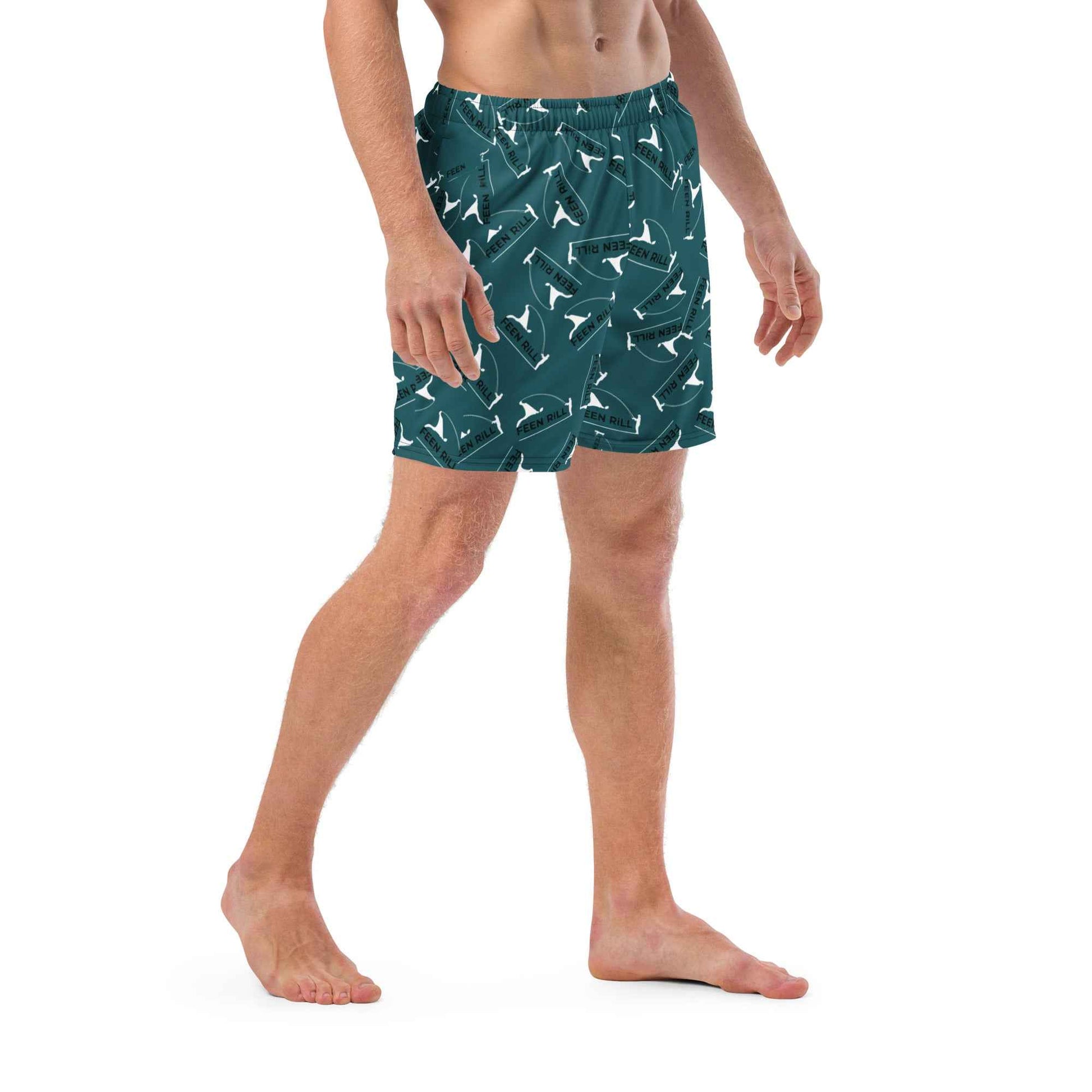 Feen Rill Deep Teal Swim Trunks