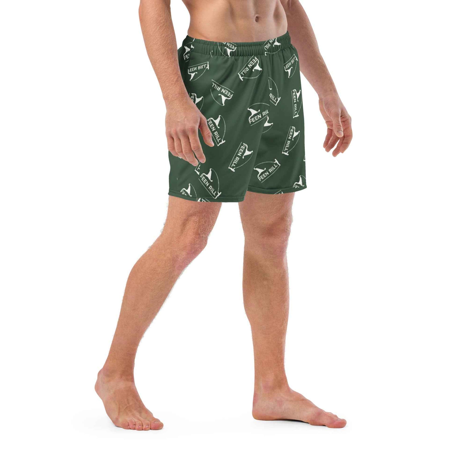 Feen Rill Hunter Green Swim Trunks