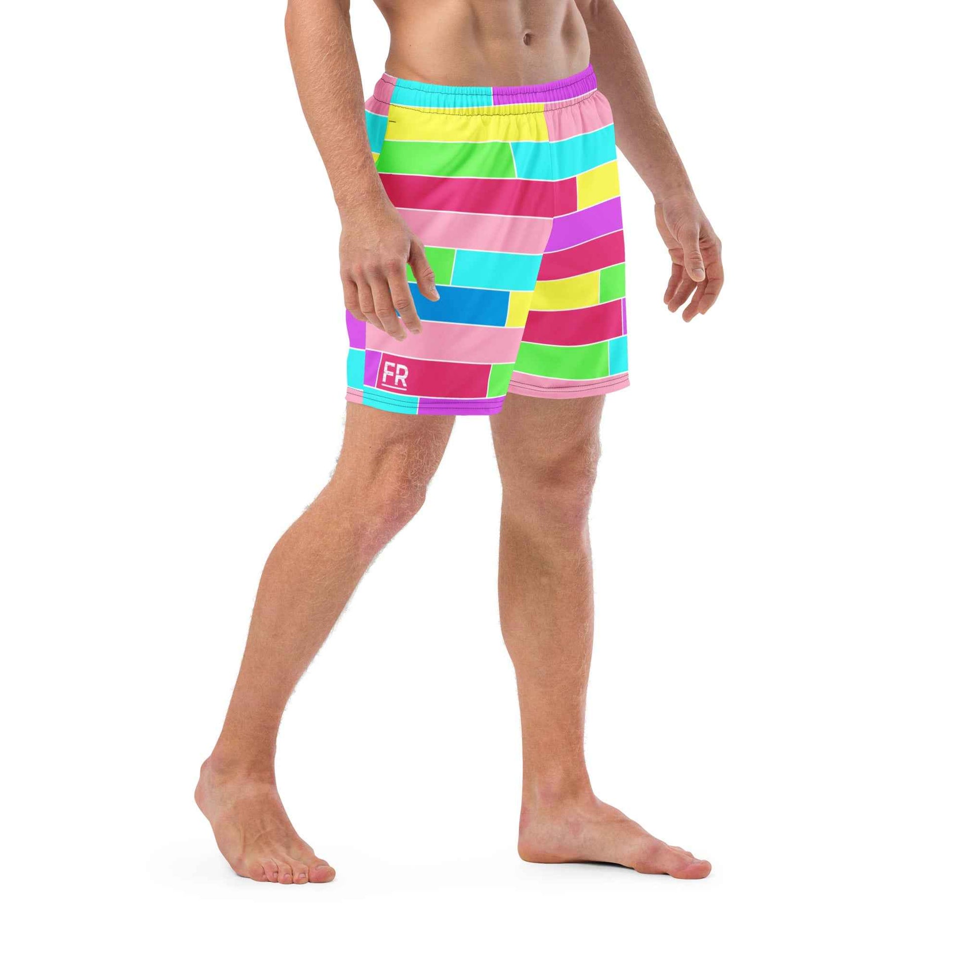Feen Rill Rainbow Ripple Swim Trunks